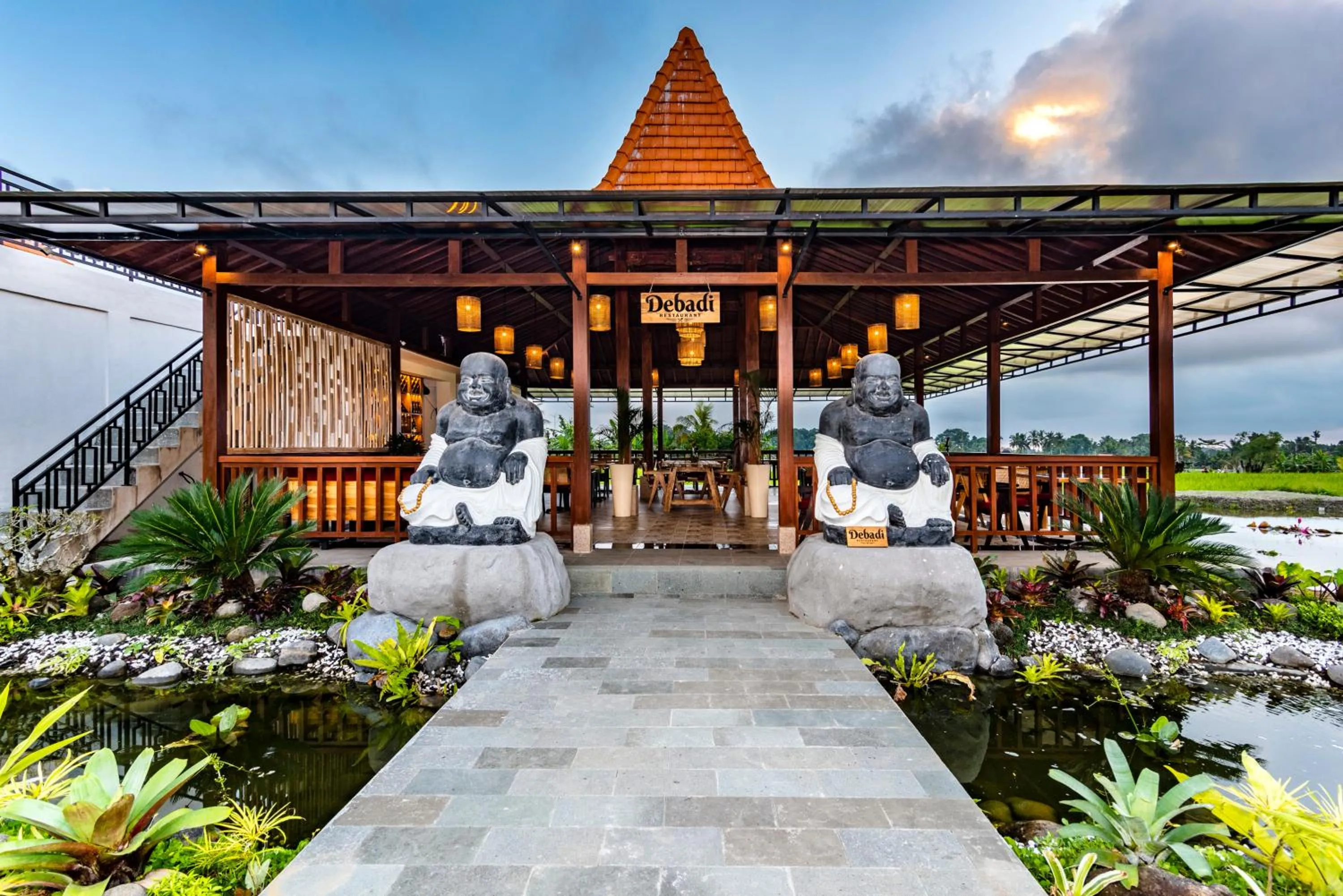 Patio in Akshaya Resort Ubud by Dhananjaya Hospitality