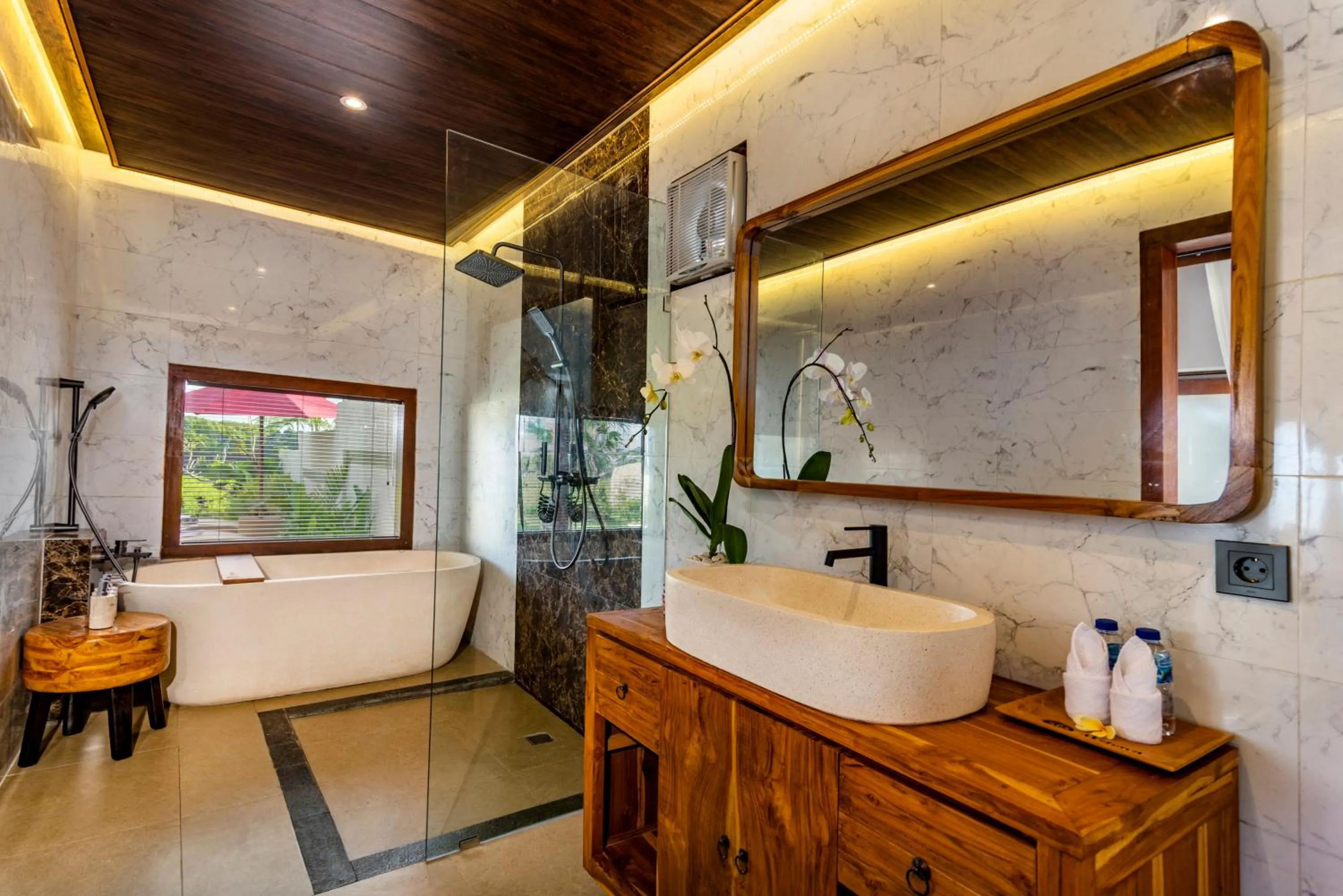 Bathroom in Akshaya Resort Ubud by Dhananjaya Hospitality