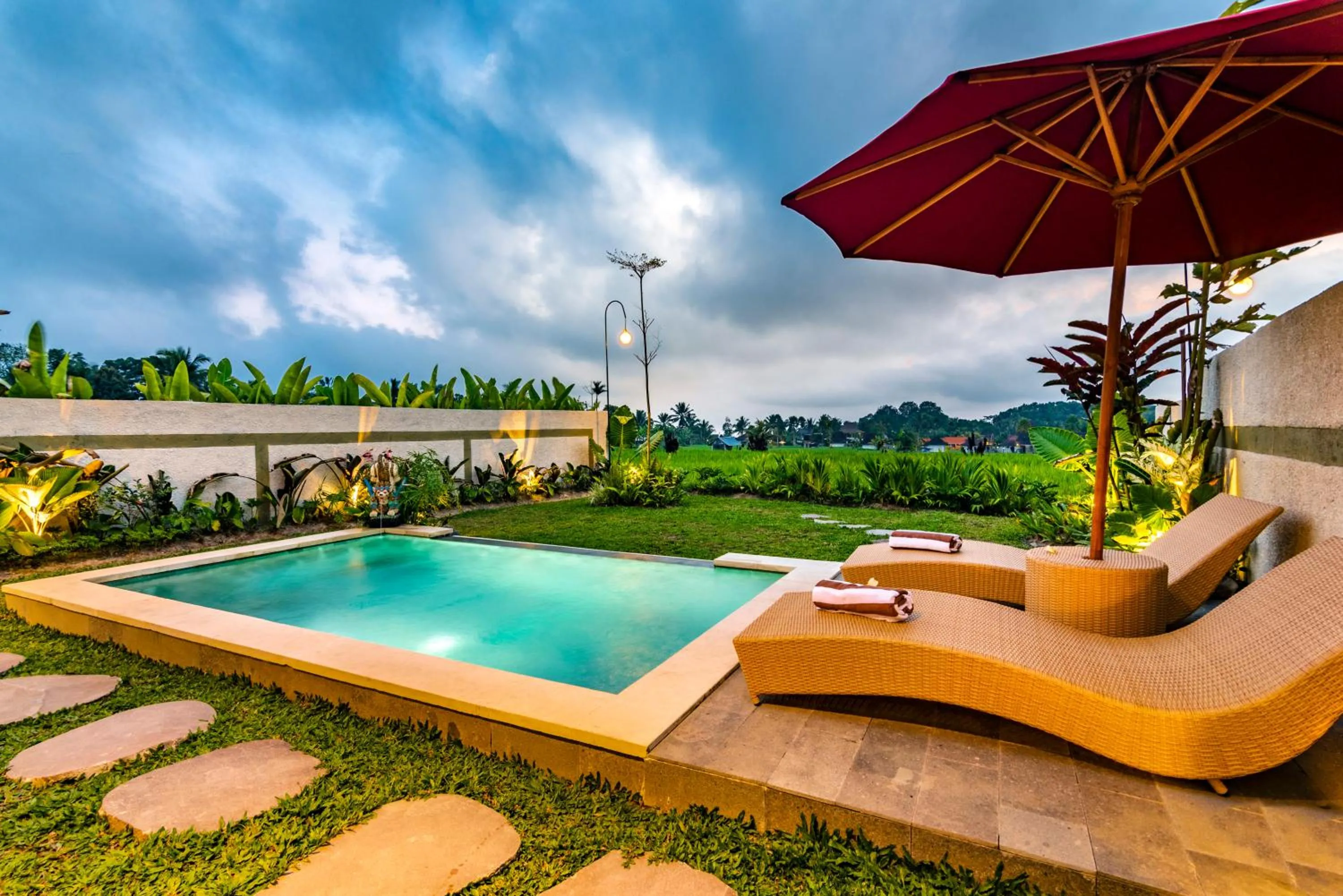 Patio in Akshaya Resort Ubud by Dhananjaya Hospitality