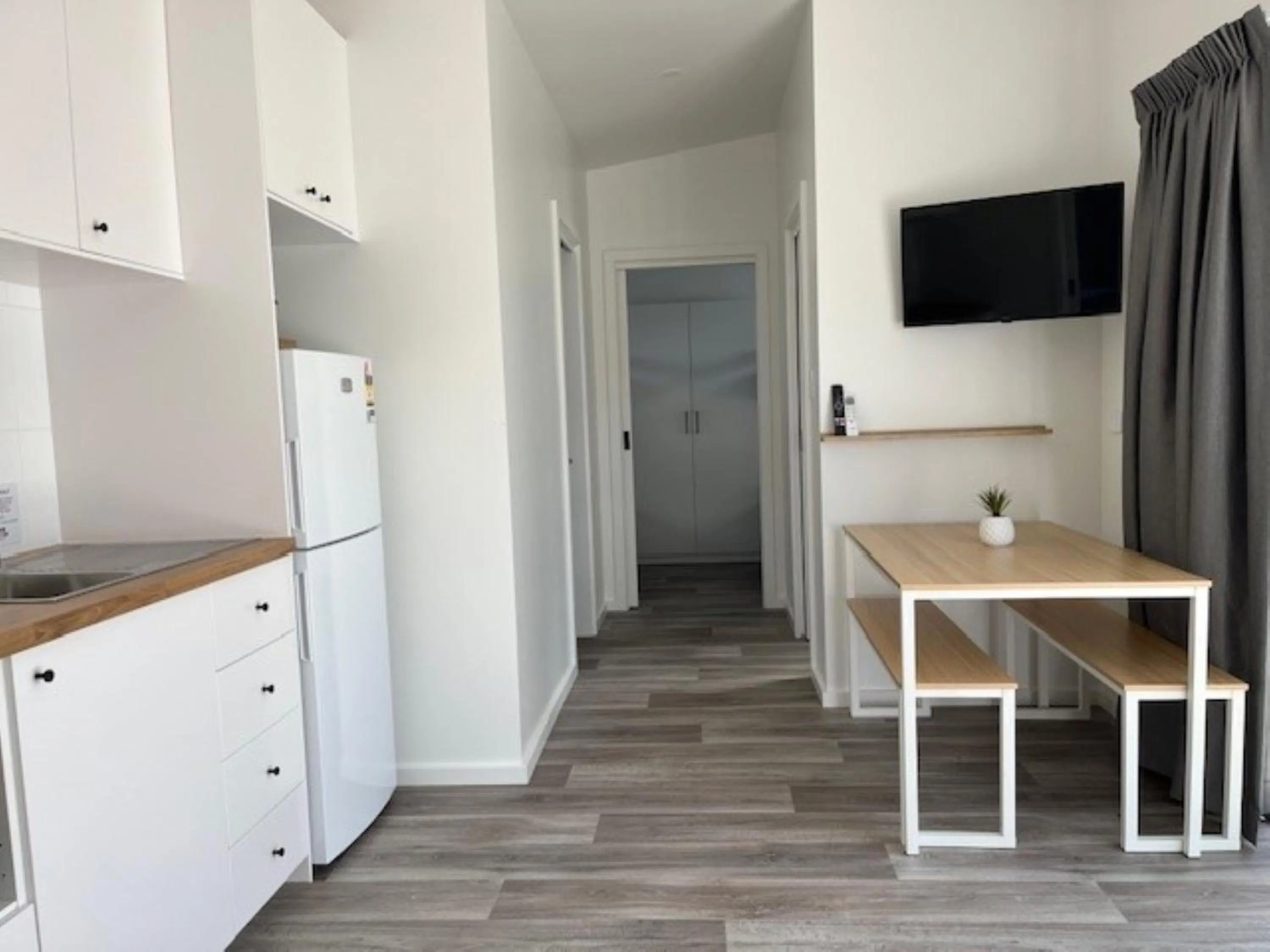 Living room in Sea Vu Caravan Park