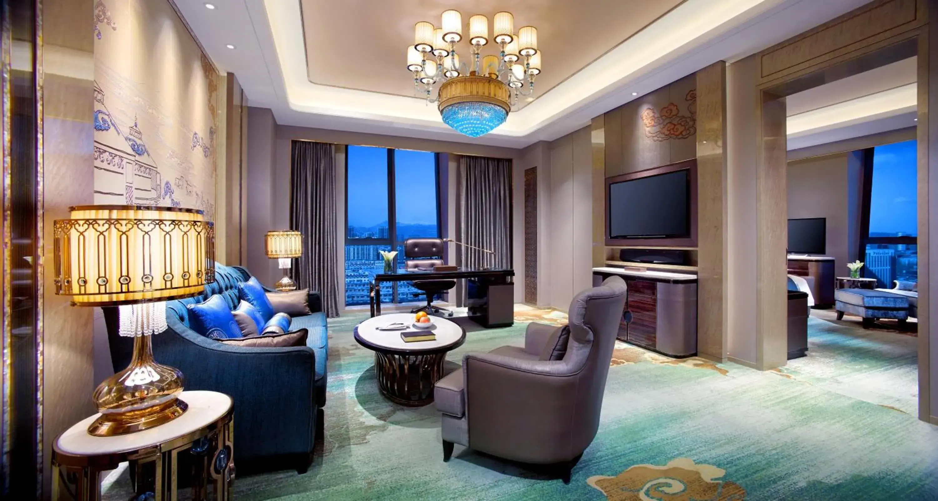 Living room in Wanda Vista Hohhot Living room in Wanda Vista Hohhot