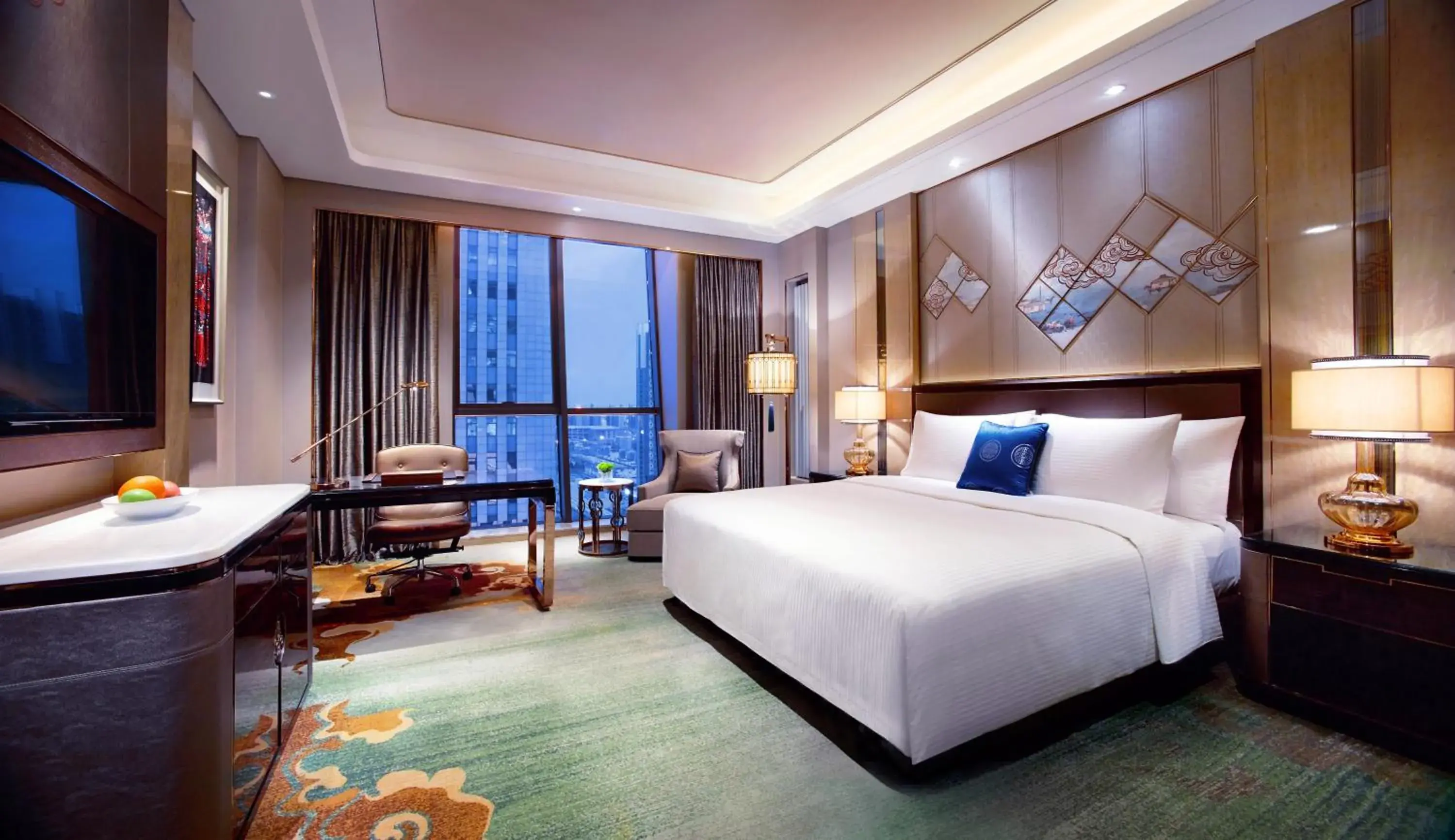 Bedroom, Bed in Wanda Vista Hohhot Bedroom, Bed in Wanda Vista Hohhot