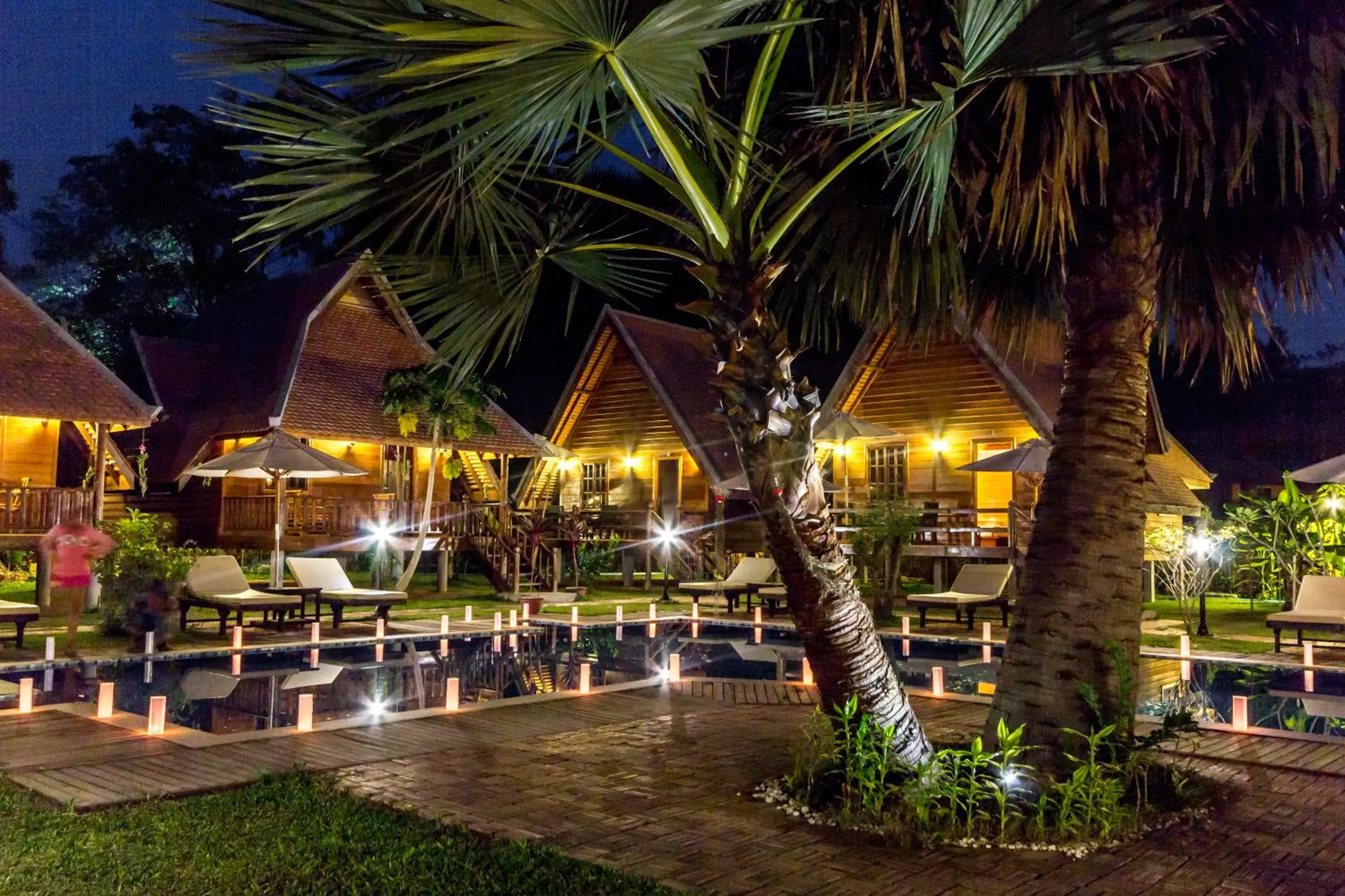 Garden view in Angkor Heart Bungalow Garden view in Angkor Heart Bungalow