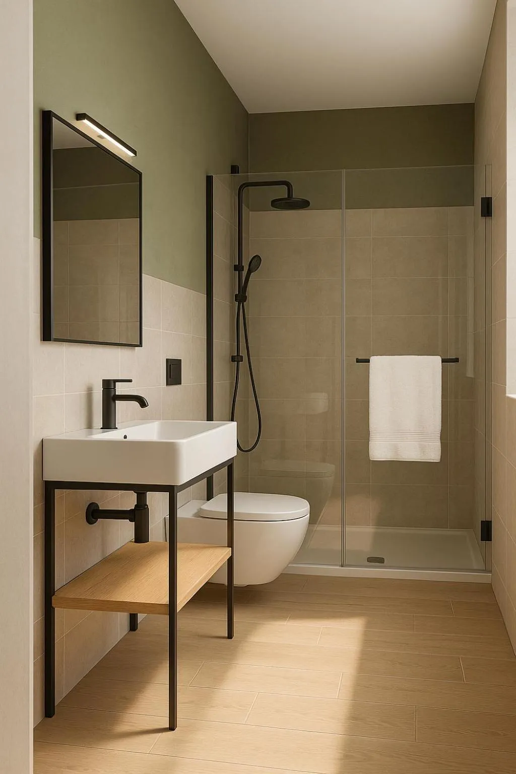 Shower in Hotel Roè Garda