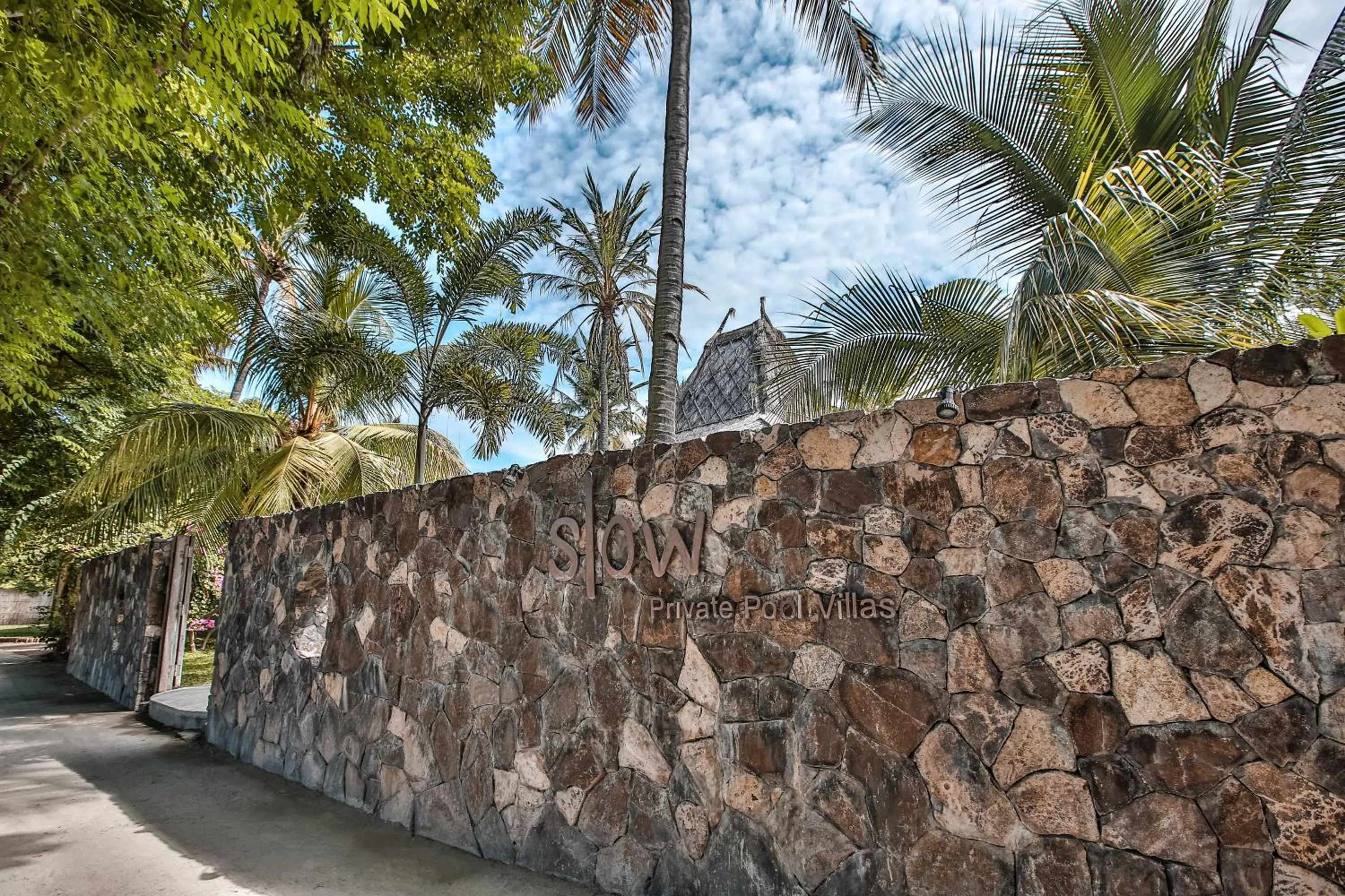 Facade/entrance in Slow Gili Air