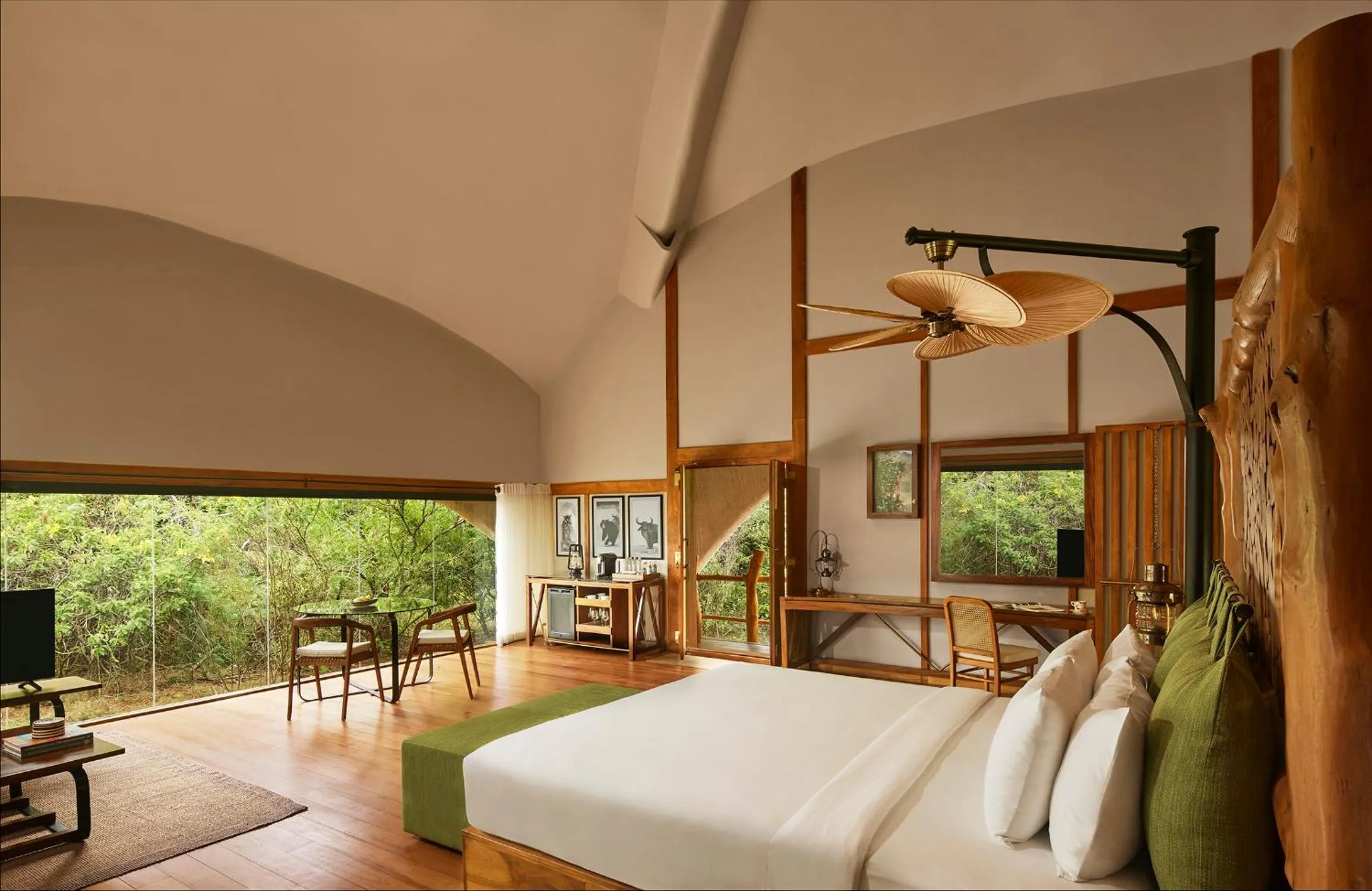 Garden, Bed in Uga Chena Huts - Yala - All Inclusive