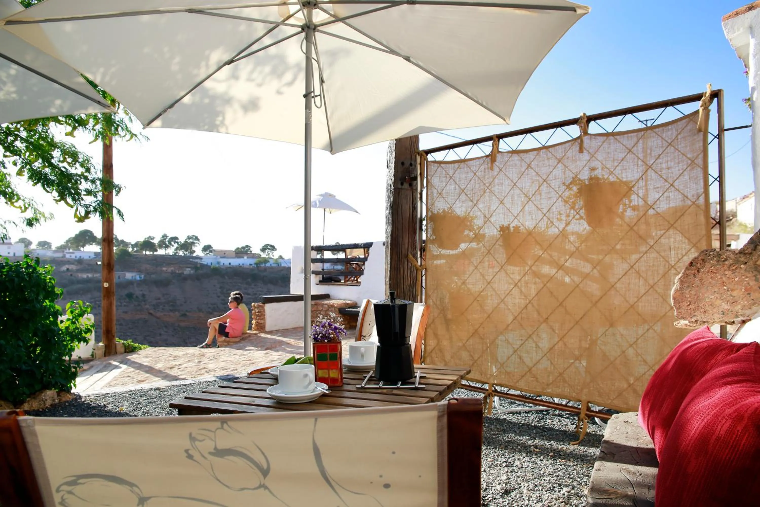Pool view in Balcones de Piedad