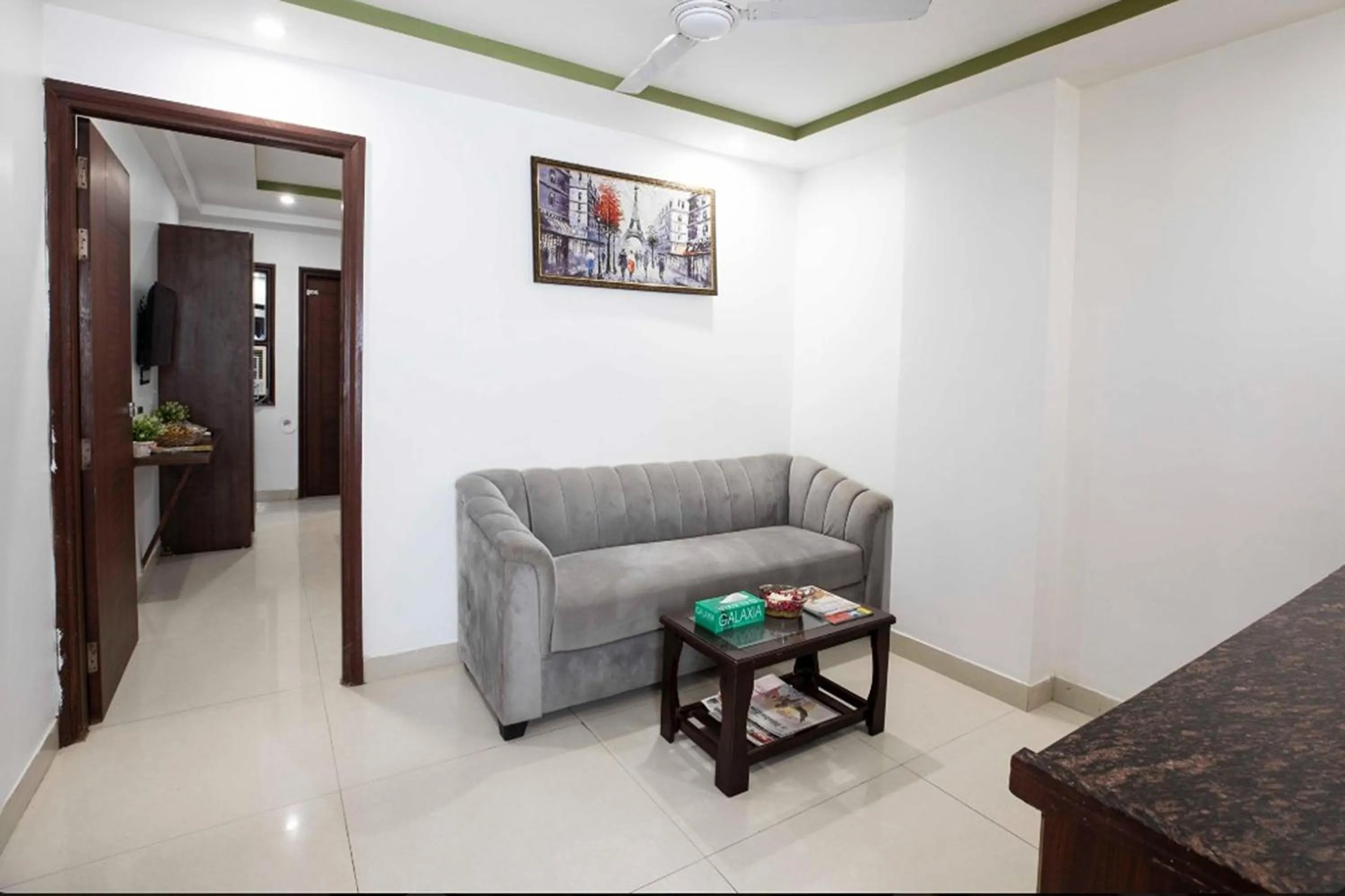 Seating area in HR Grand Hotel