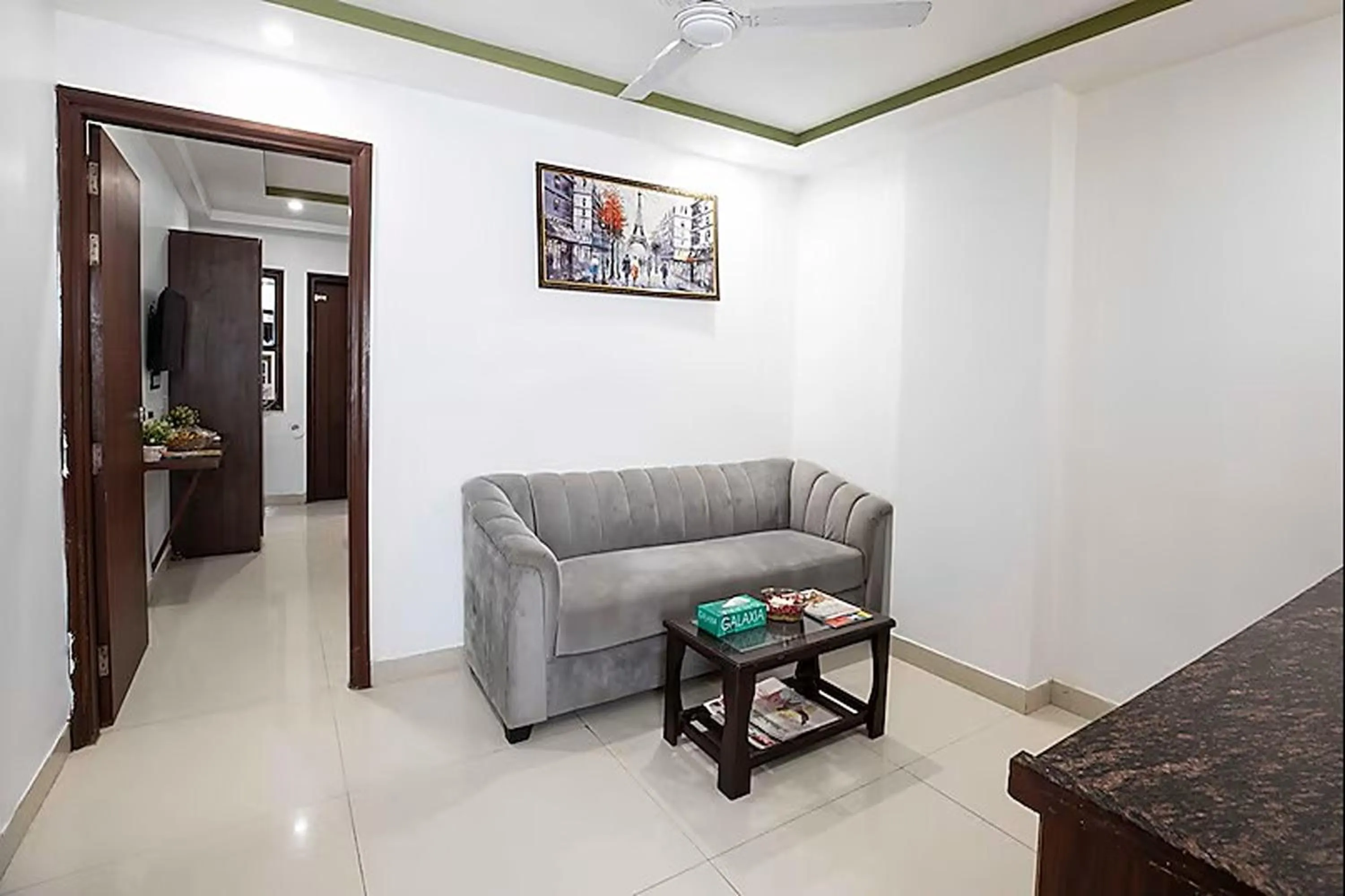 Seating area in HR Grand Hotel