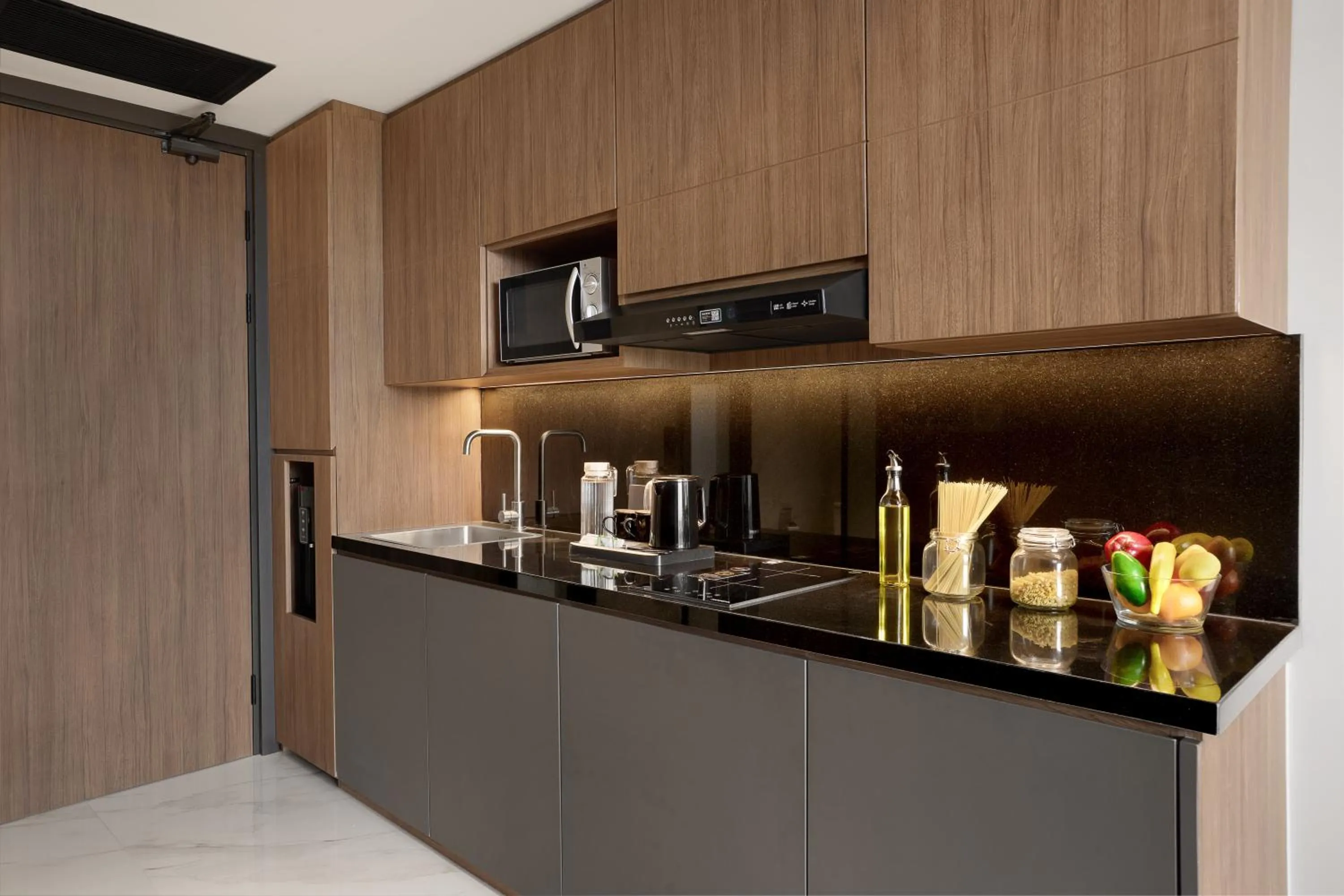 kitchen in Oakwood Yogyakarta