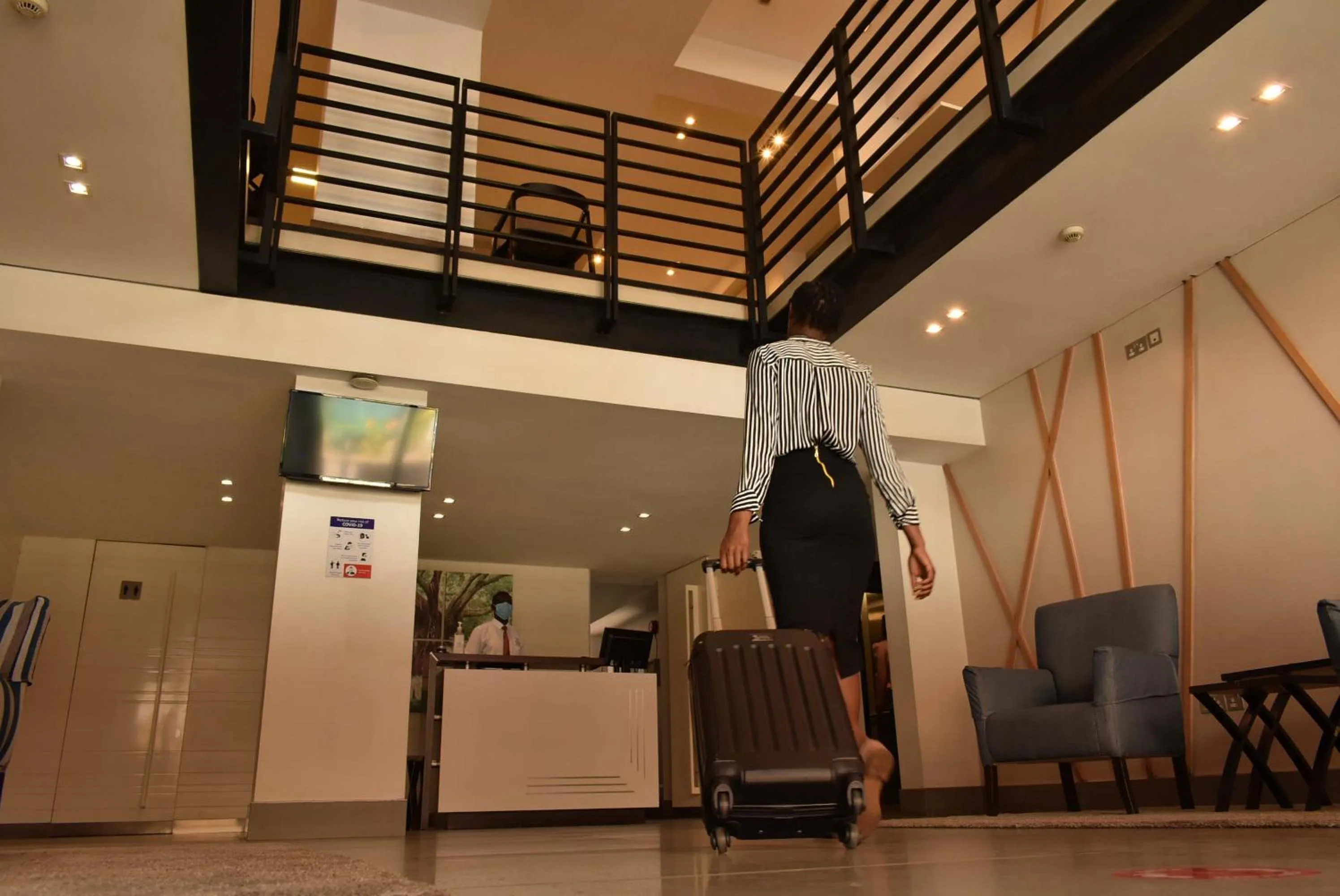 Lobby or reception in Imperial Hotel Express