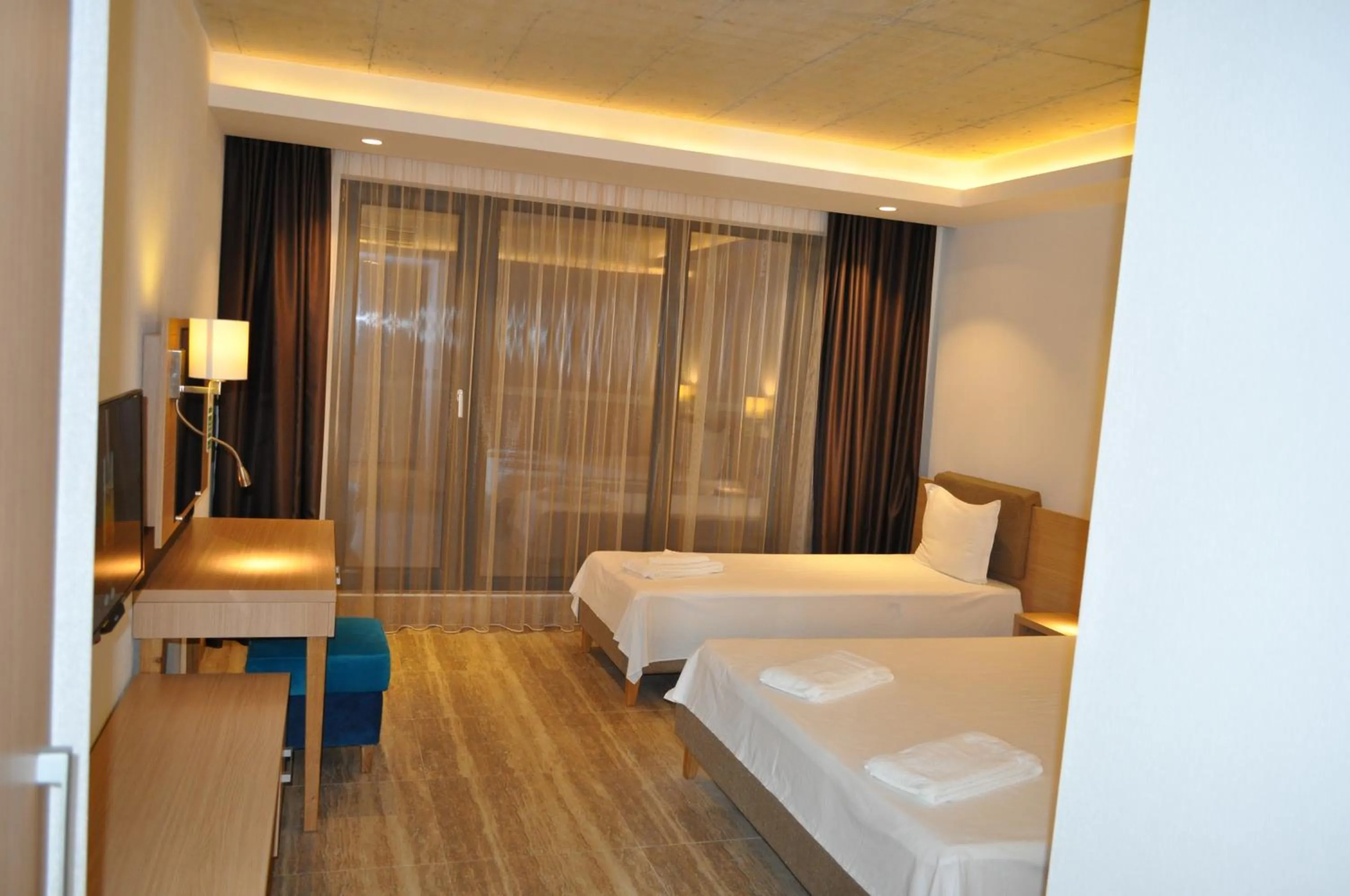 Bed in Hotel Tyulenovo