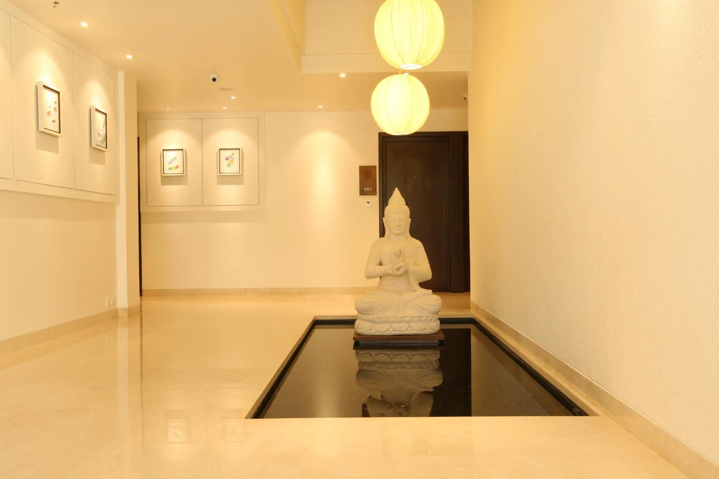 Decorative detail in Temple Tree Hotel