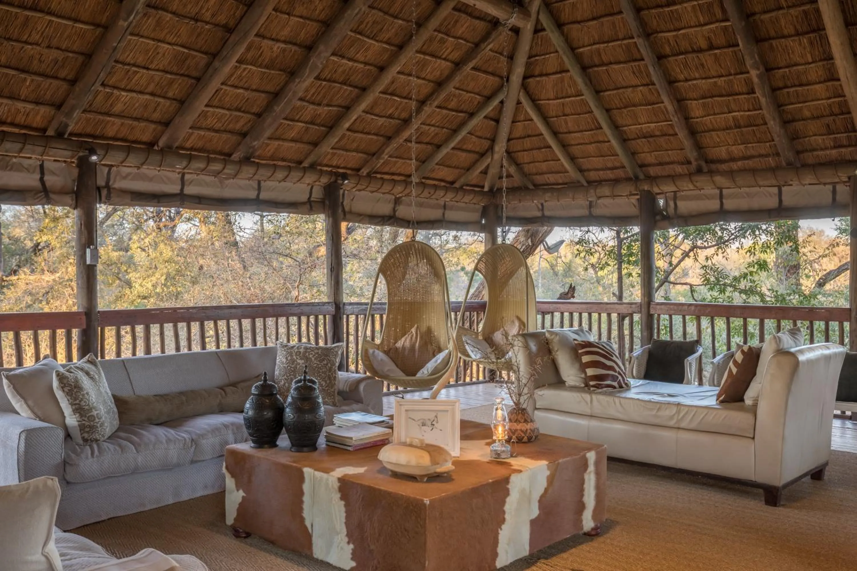 Patio in Karongwe - Chisomo Safari Camp