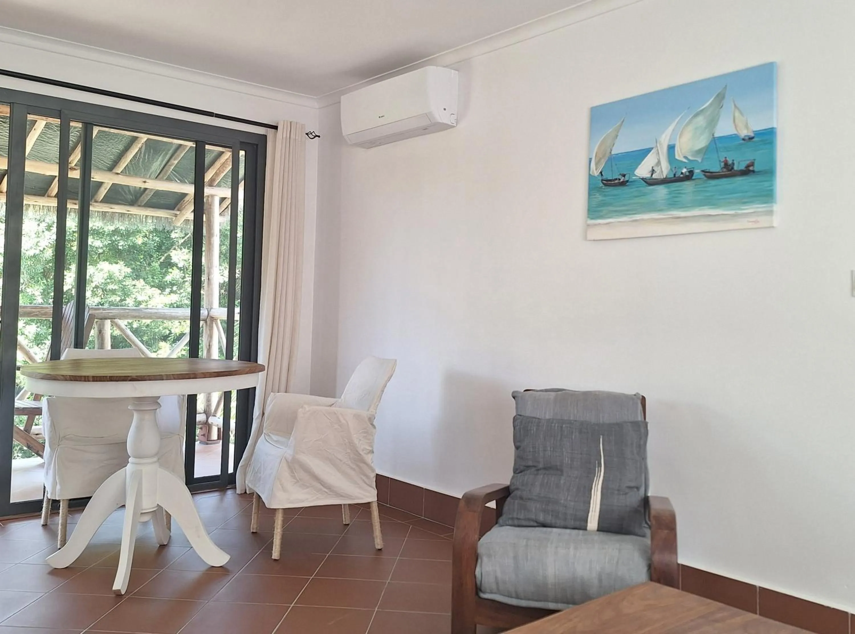 Dining area in Kipepeo Beach and Village