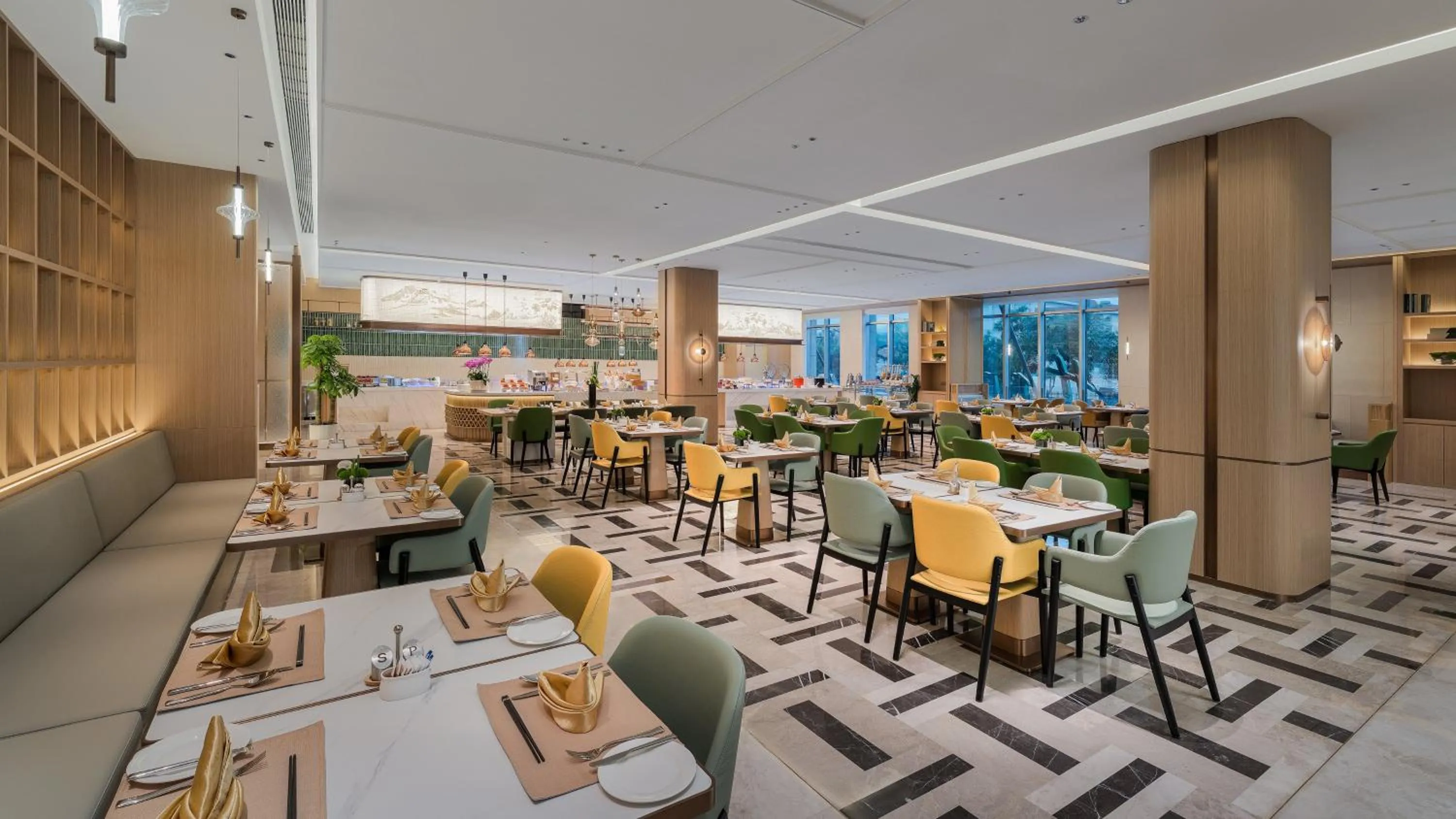 Restaurant/places to eat in Holiday Inn Jinan Thousand Buddha Mountain by IHG