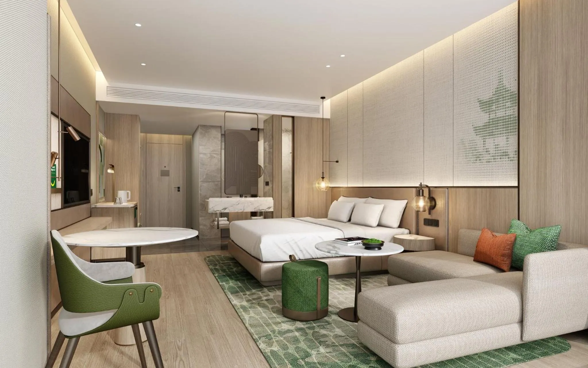 Photo of the whole room in Holiday Inn Jinan Thousand Buddha Mountain by IHG