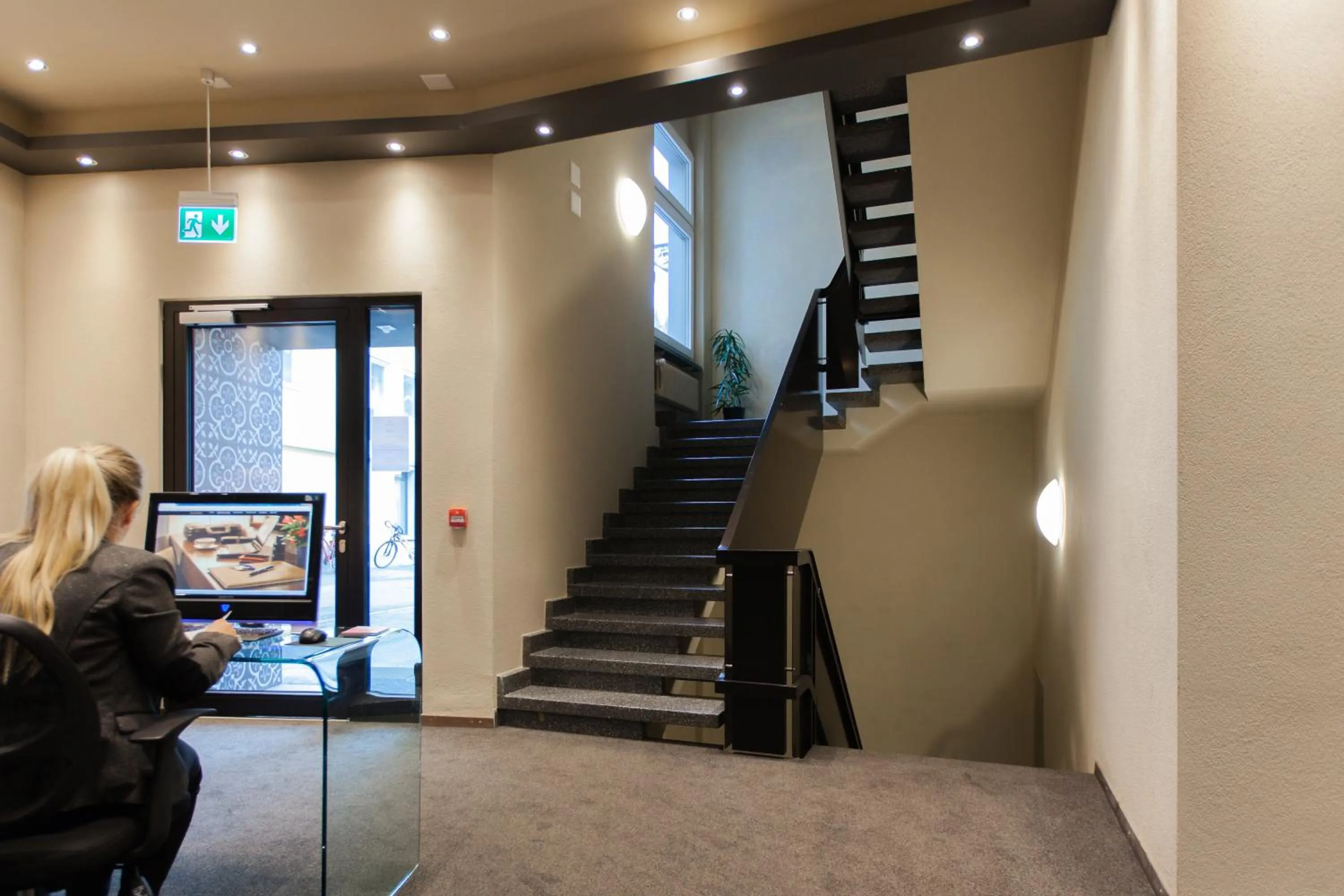 People in Plaza Hotel Winterthur