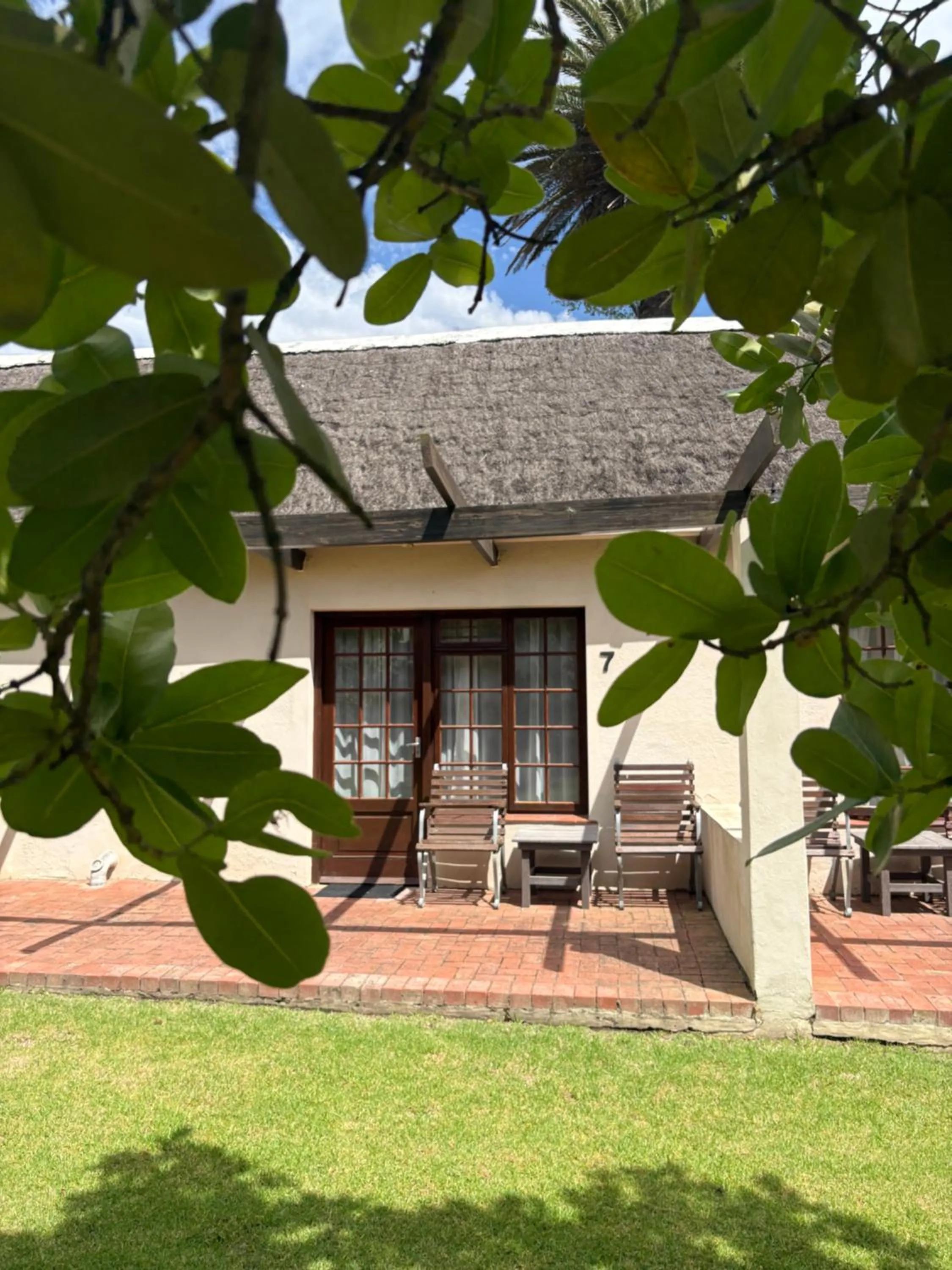 Patio in Eight Bells Mountain Inn