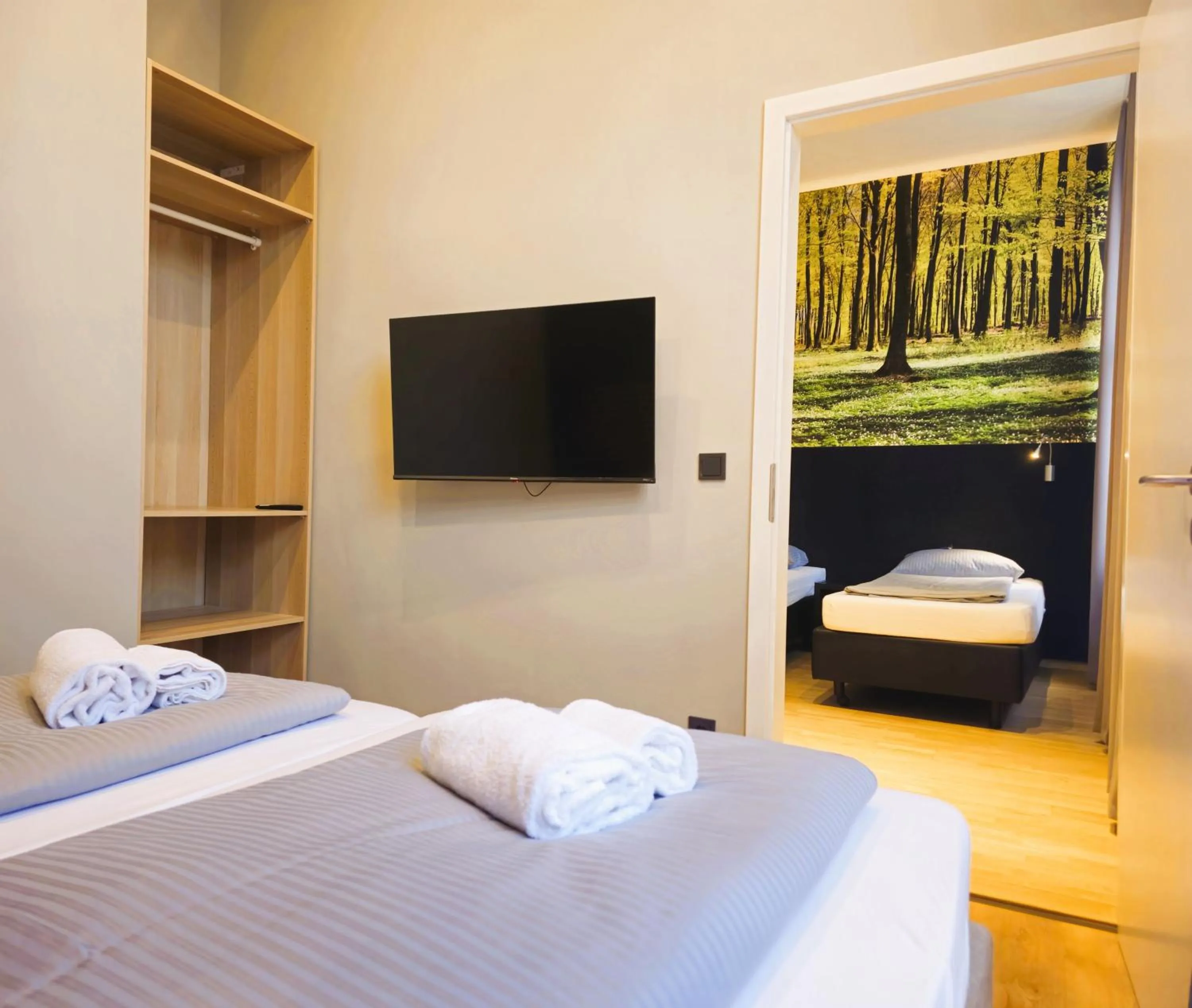 Photo of the whole room, Bed in ARRIVEL Hotel Kirchheim - bisher Novitel