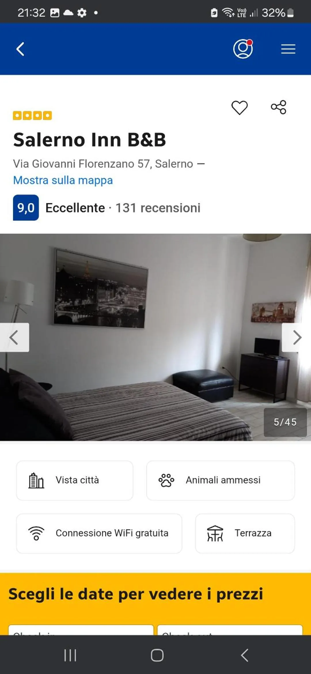 Bed in Salerno Inn B&B
