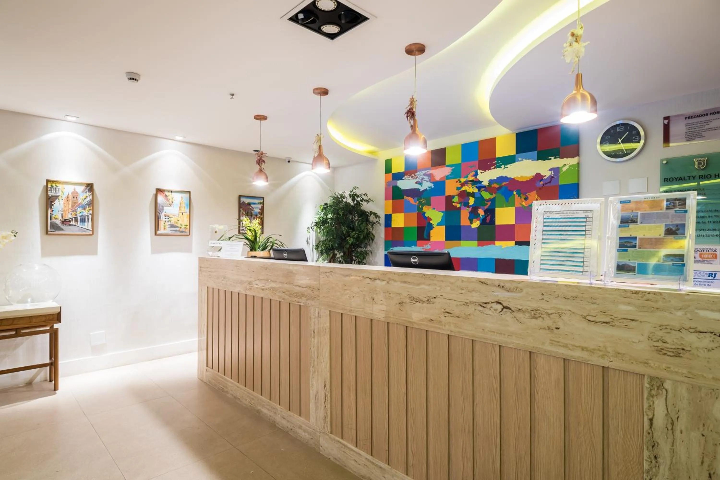 Lobby or reception in Royalty Rio Hotel