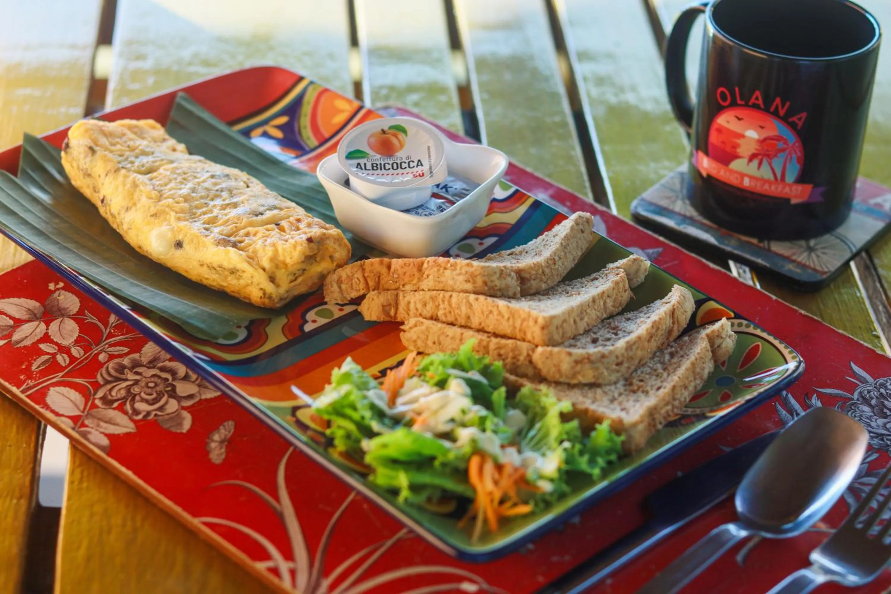 Food close-up in Olana Bed and Breakfast