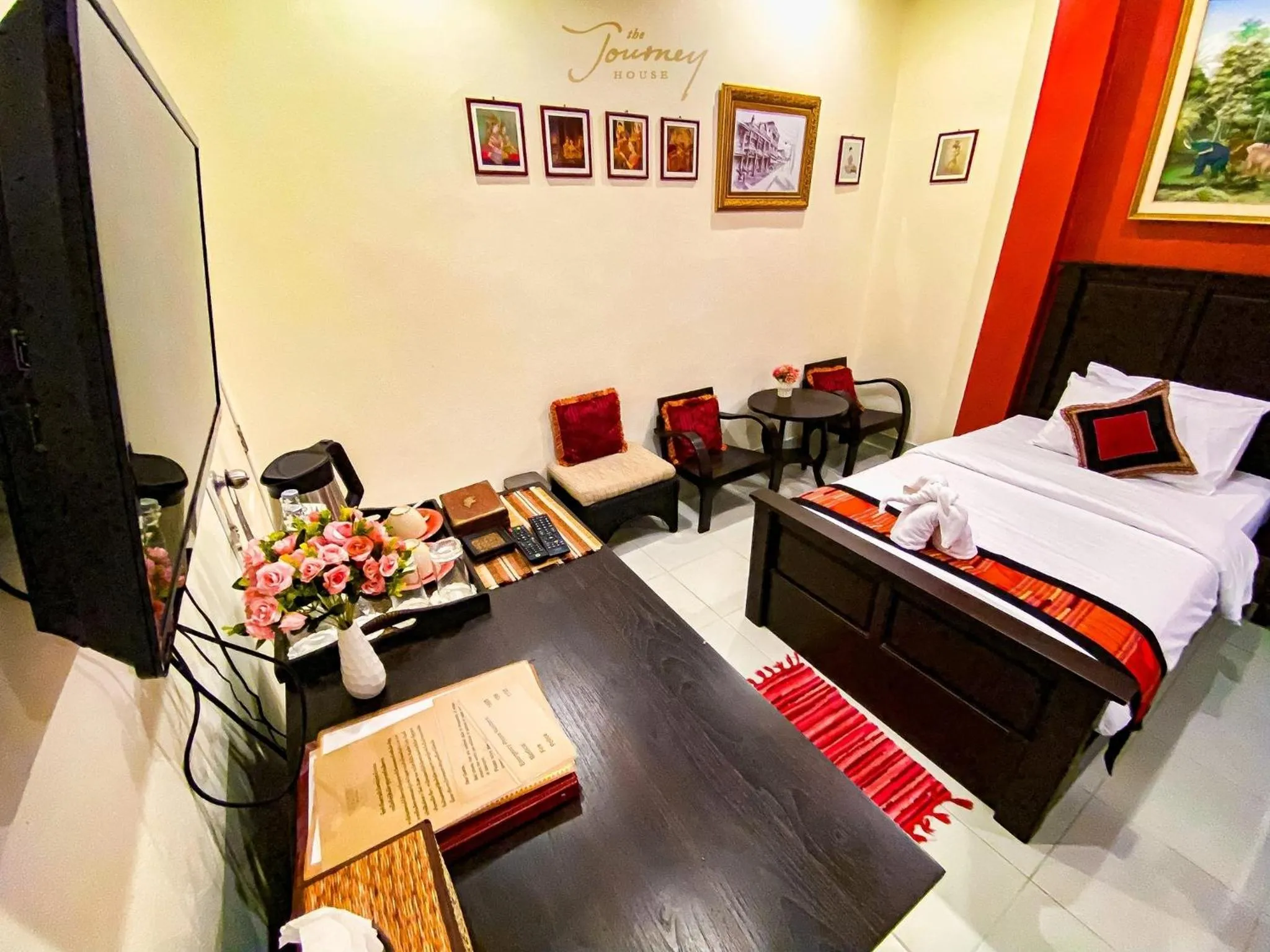 Photo of the whole room, Bed in The Journey House Lifestyle Boutique Hotel