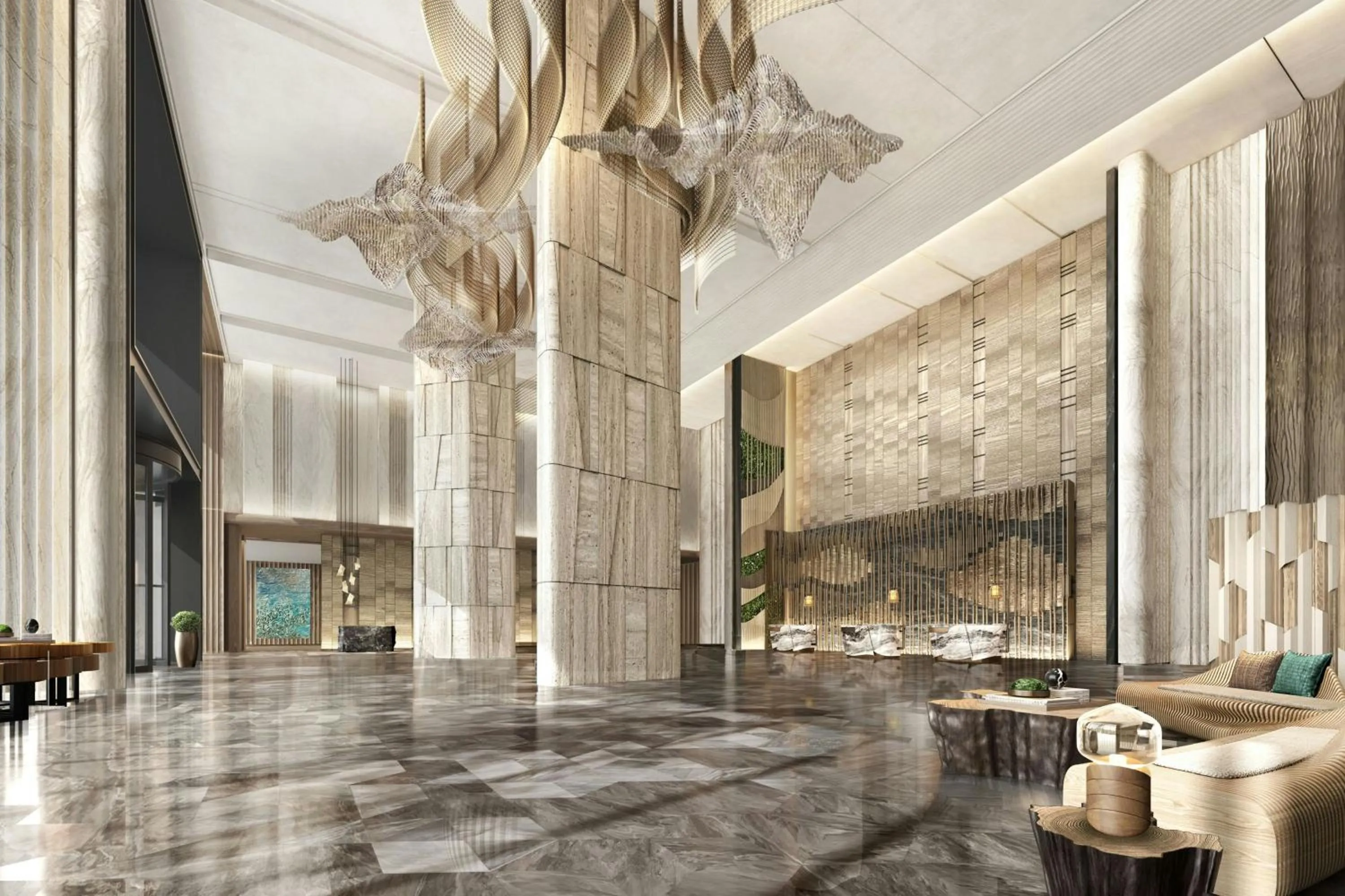 Lobby or reception in The Westin Yichang