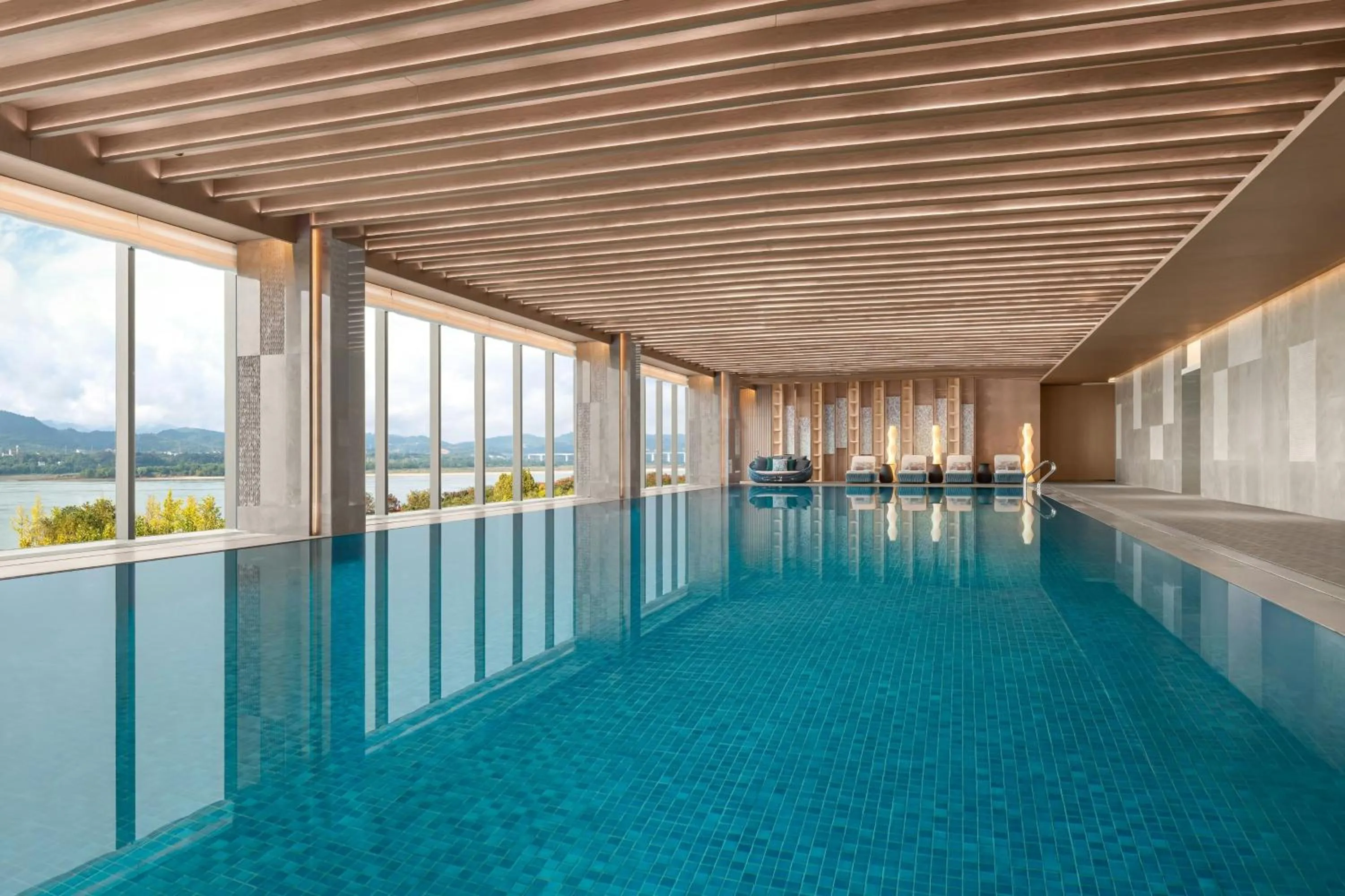 Swimming pool in The Westin Yichang