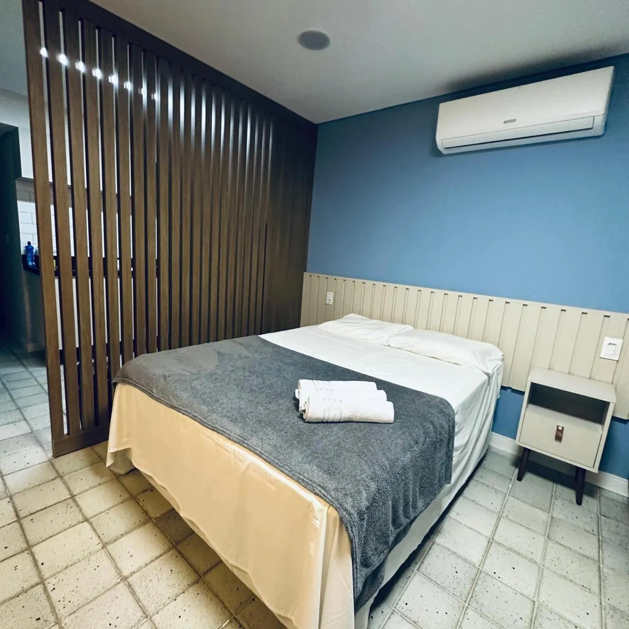 Bed in FLAT PRAIA DE PIEDADE - Região de Recife - Vista pro MAR