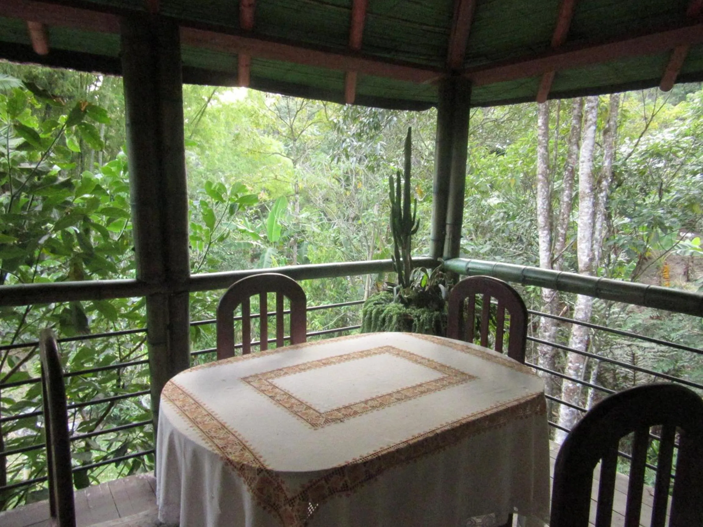Dining area in La Posada del Cucú