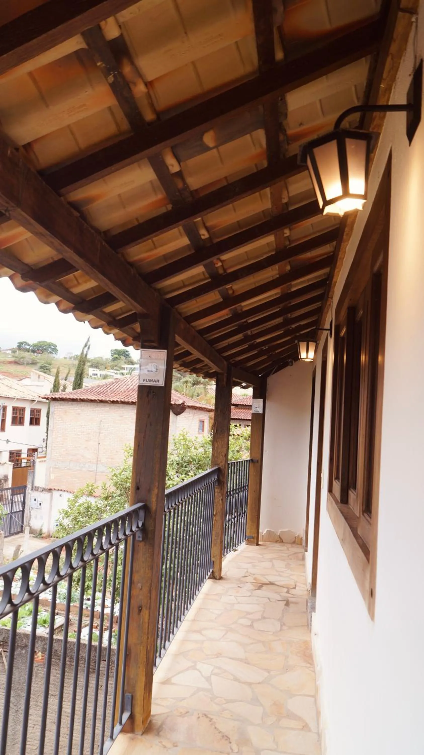 Balcony/Terrace in Recanto das Libélulas Pousada