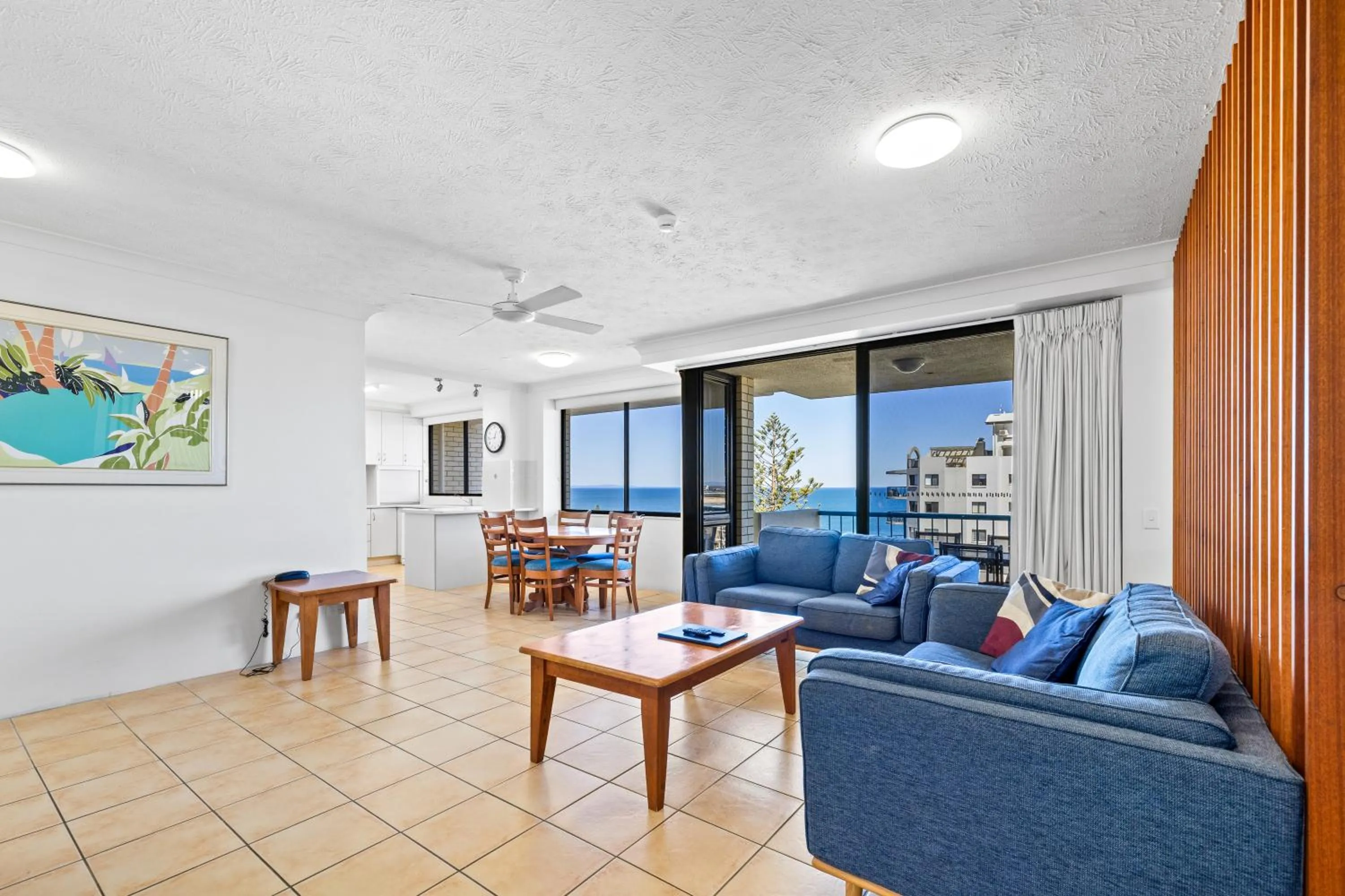 Living room in Burgess @ Kings Beach Apartments