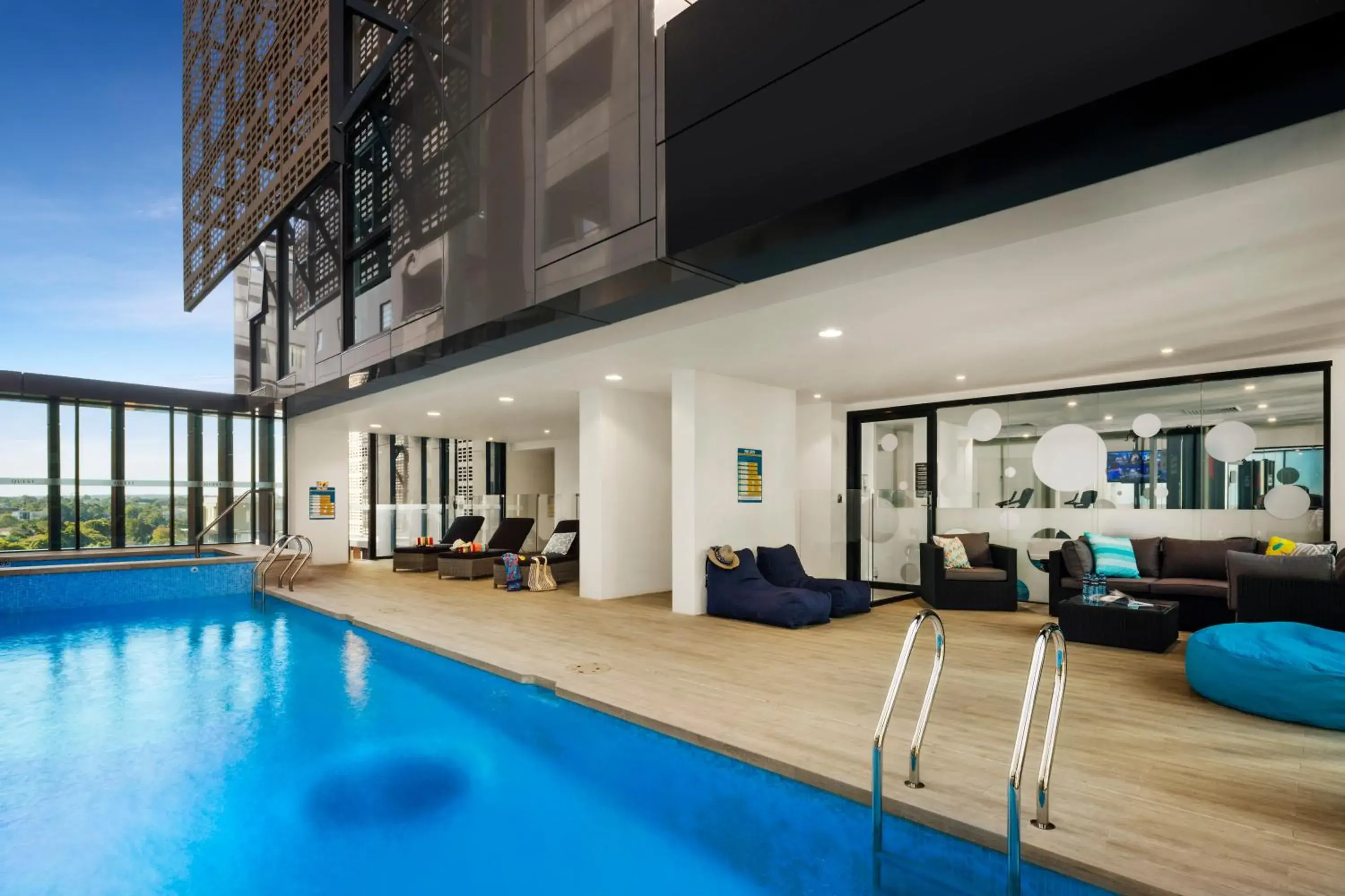 Swimming pool in Quest St Leonards Swimming pool in Quest St Leonards