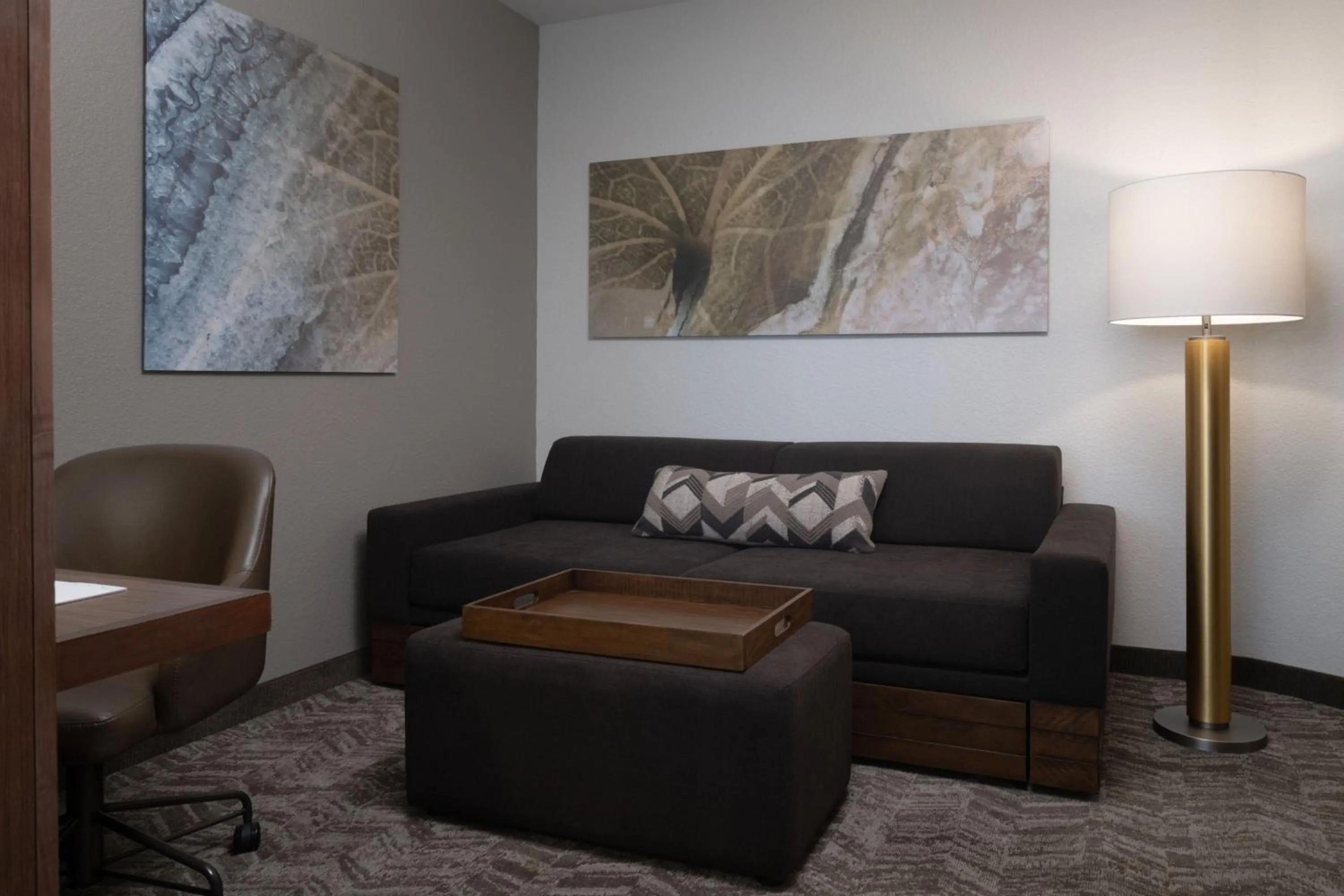 Bedroom in SpringHill Suites by Marriott Orlando at FLAMINGO CROSSINGS Town Center-Western Entrance