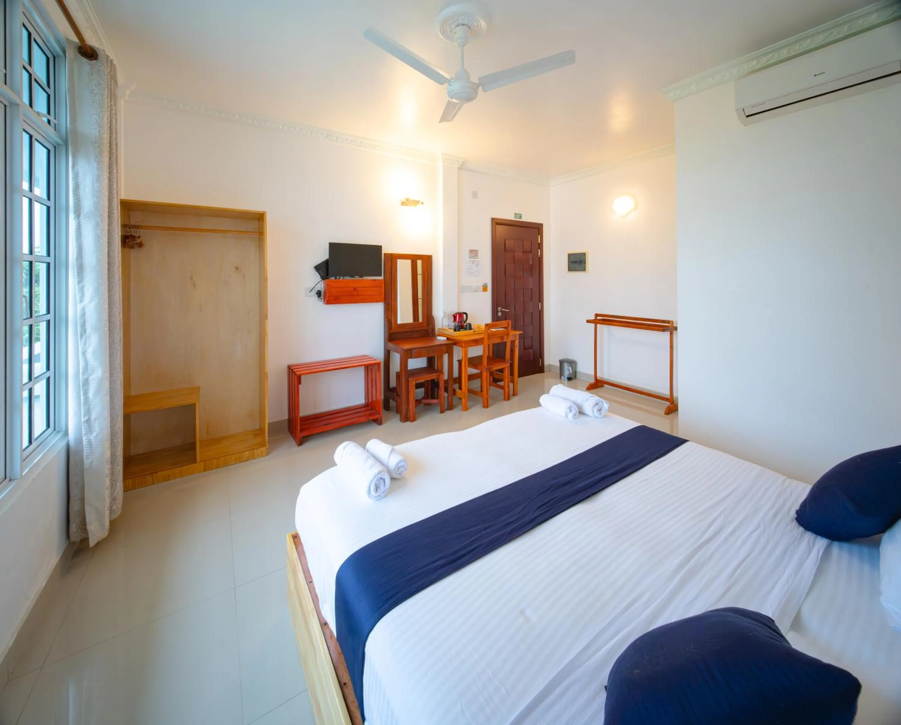 Bed in Biosphere Inn