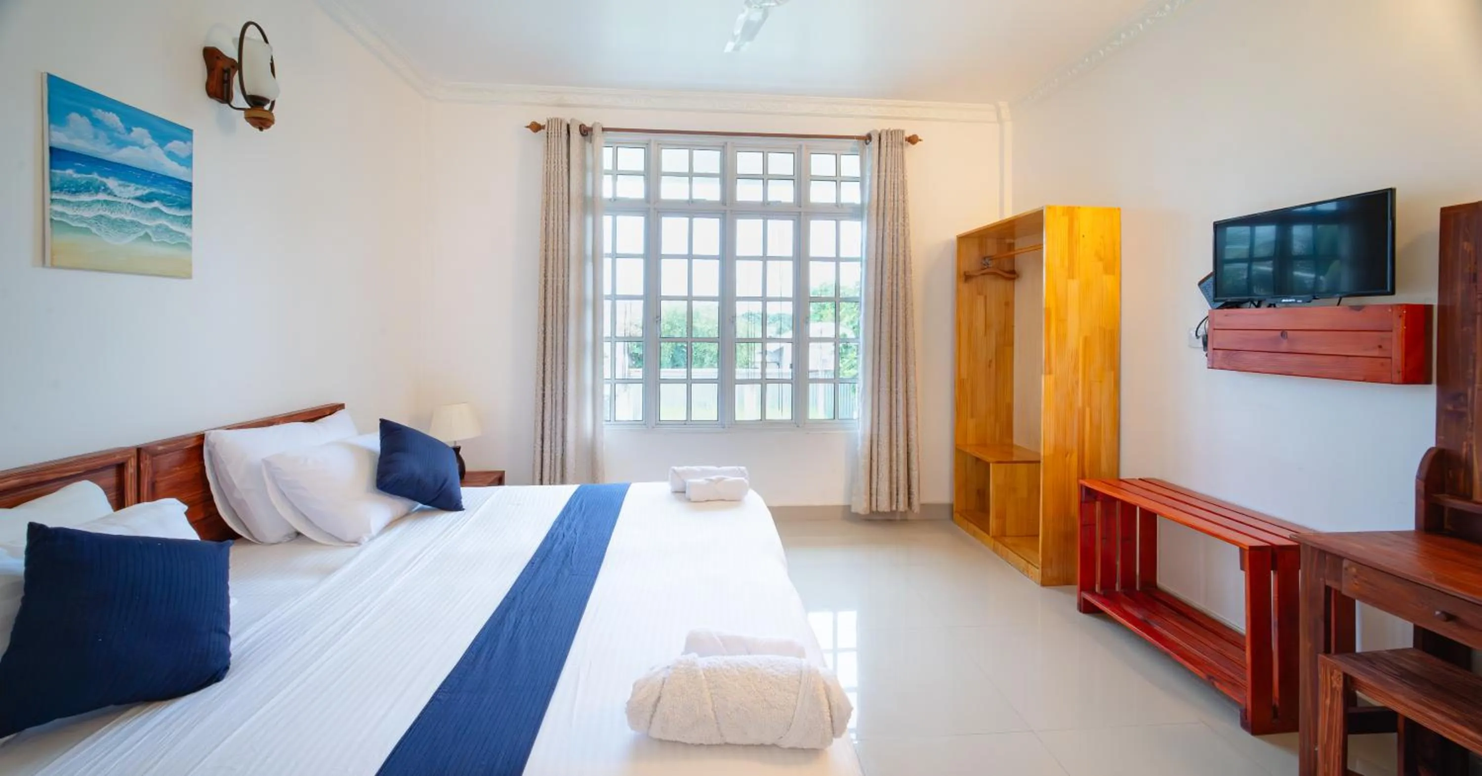 Bed in Biosphere Inn