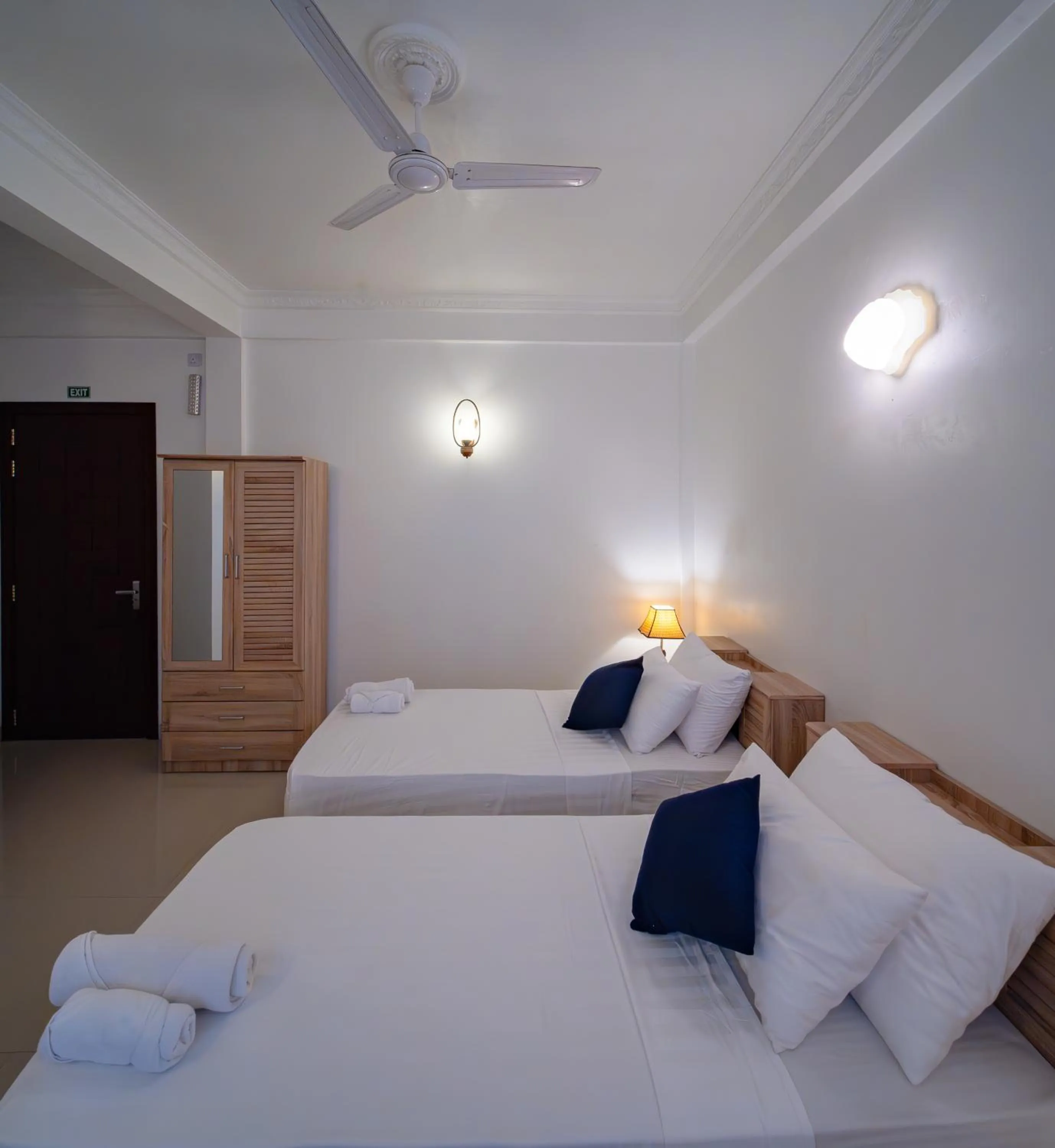 Bed in Biosphere Inn