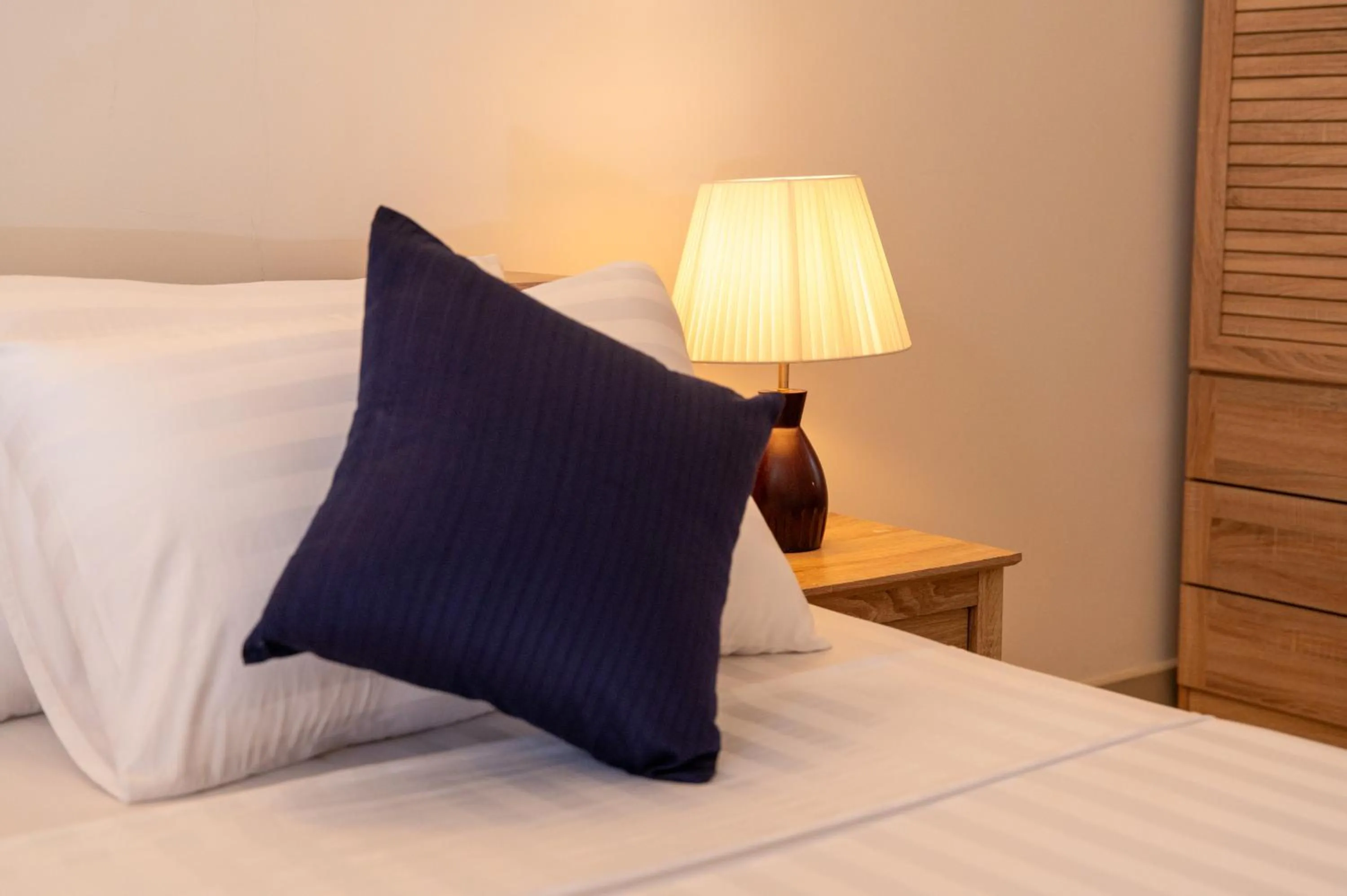 Bed in Biosphere Inn