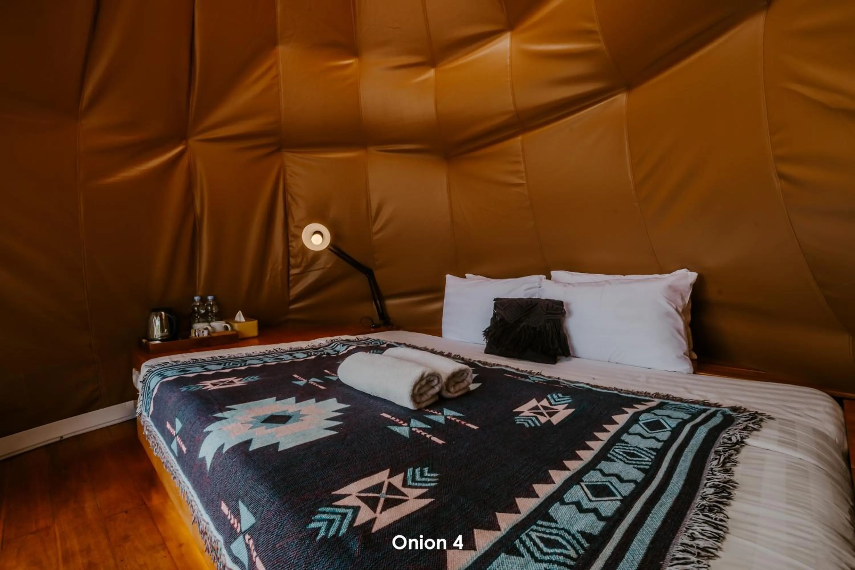 Double Room in Black Lava Camp Kintamani