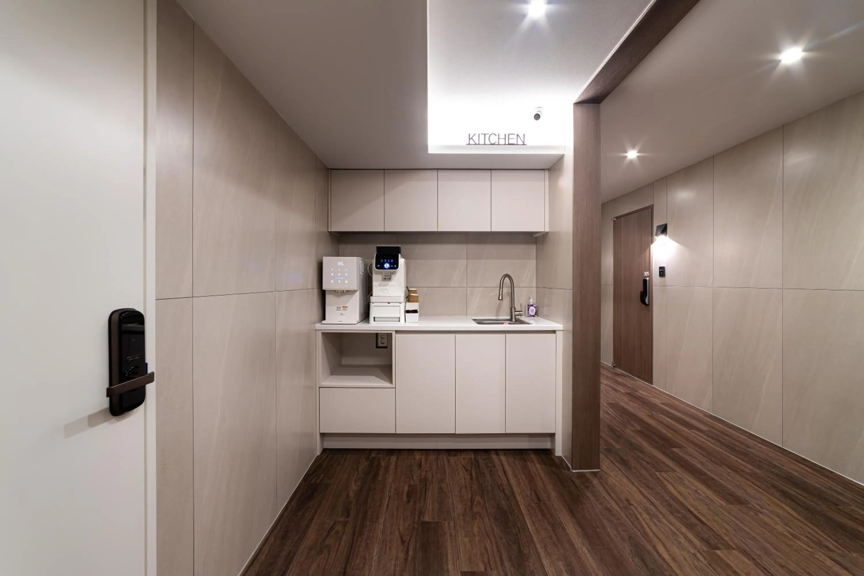 Kitchen or kitchenette in Hi Stay Jongno