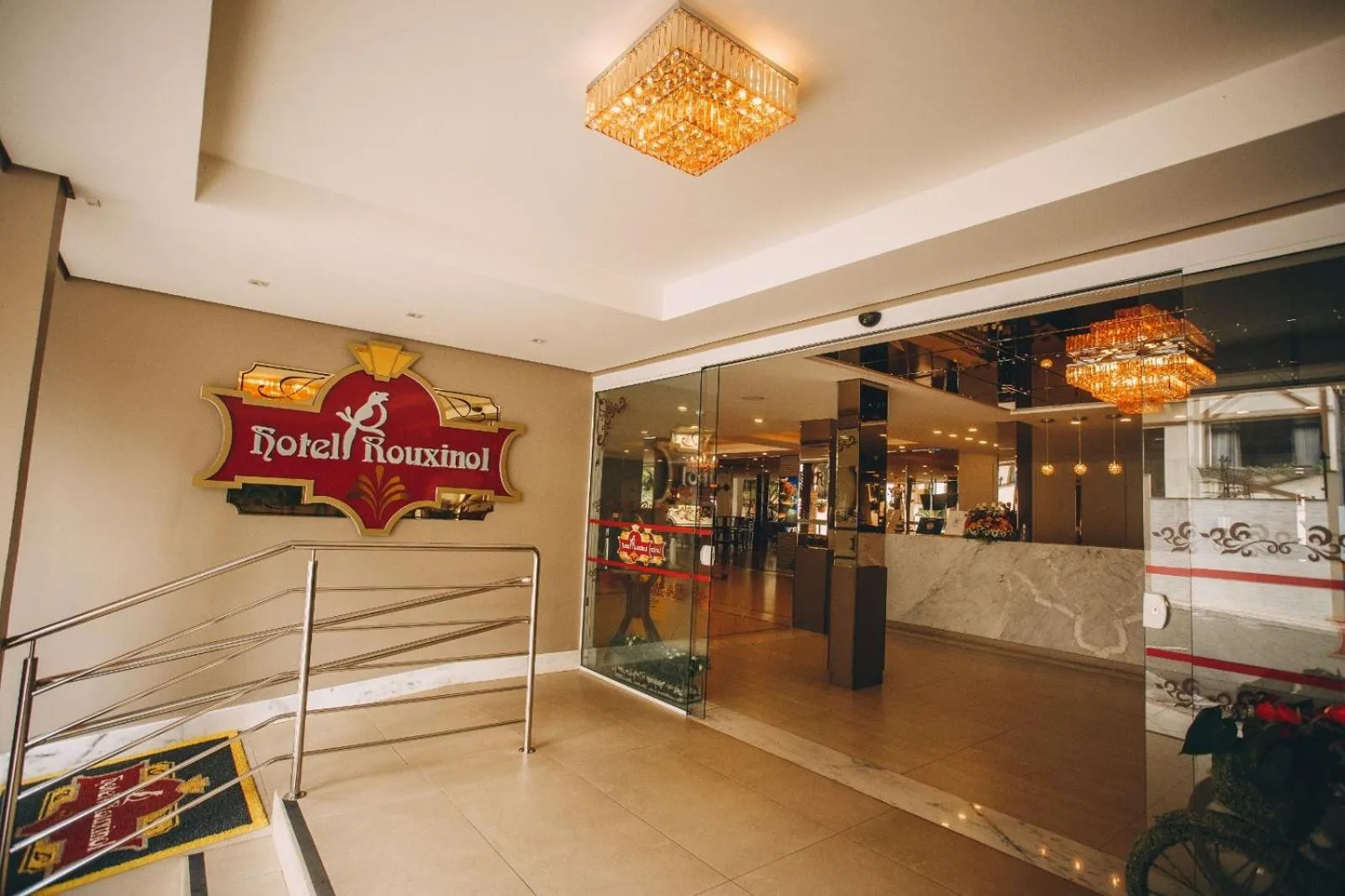 Lobby or reception in Hotel Rouxinol