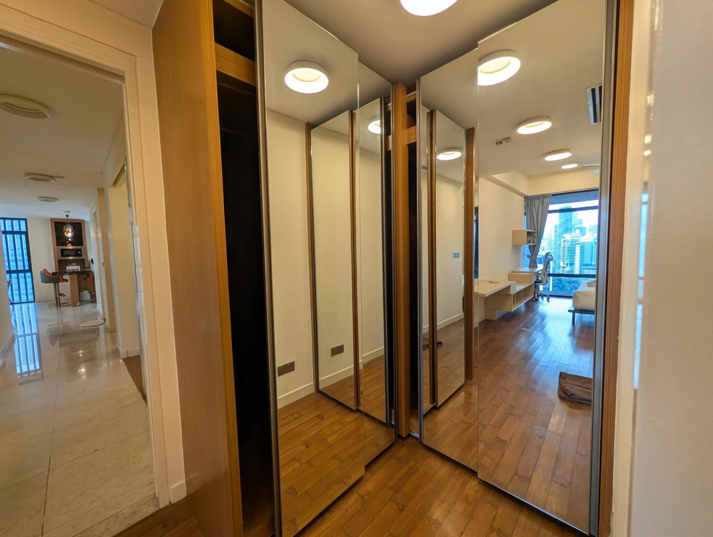 Bedroom in Leo Guesthouse at Anggun Residence Suite