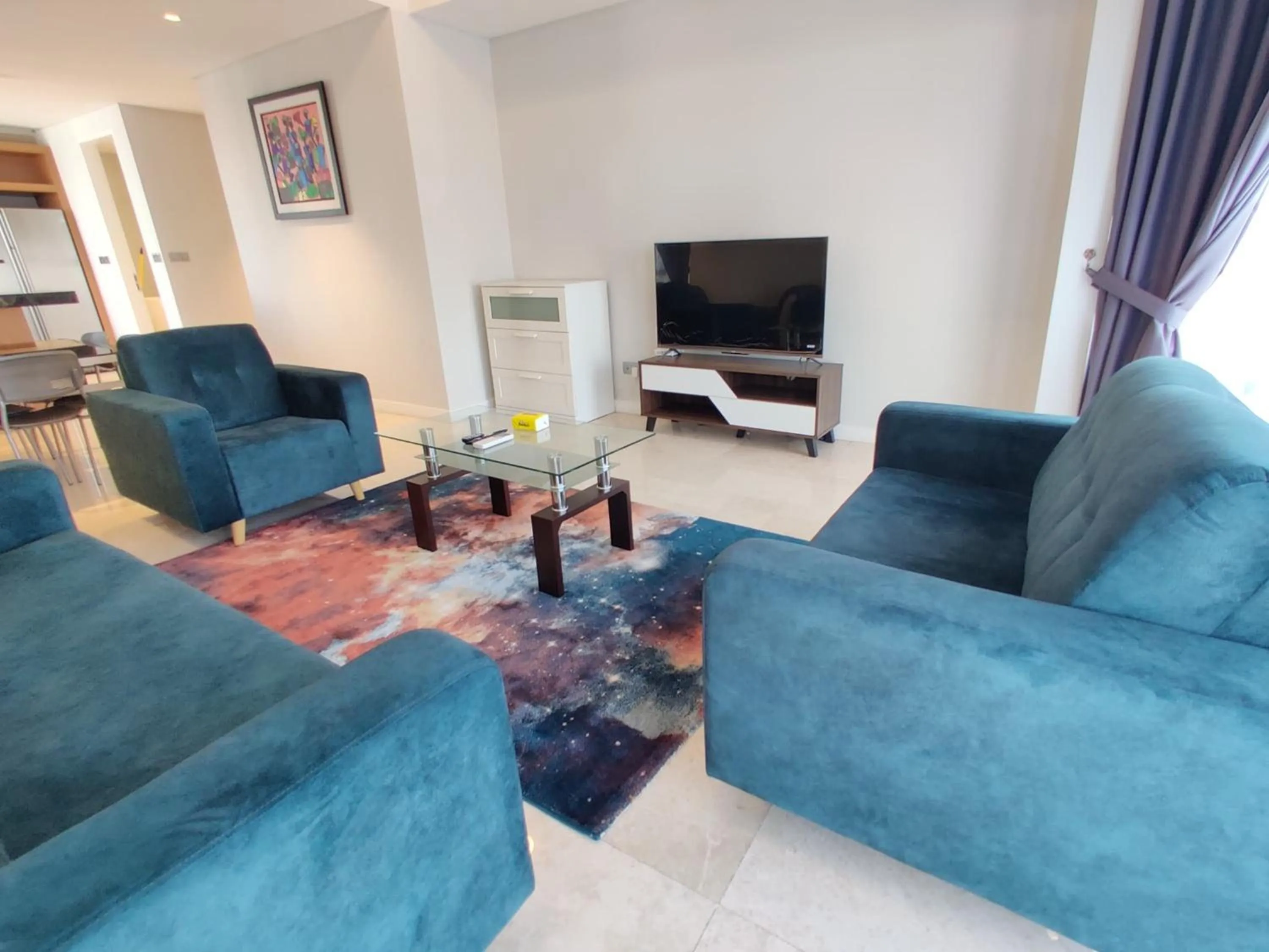 TV and multimedia in Leo Guesthouse at Anggun Residence Suite