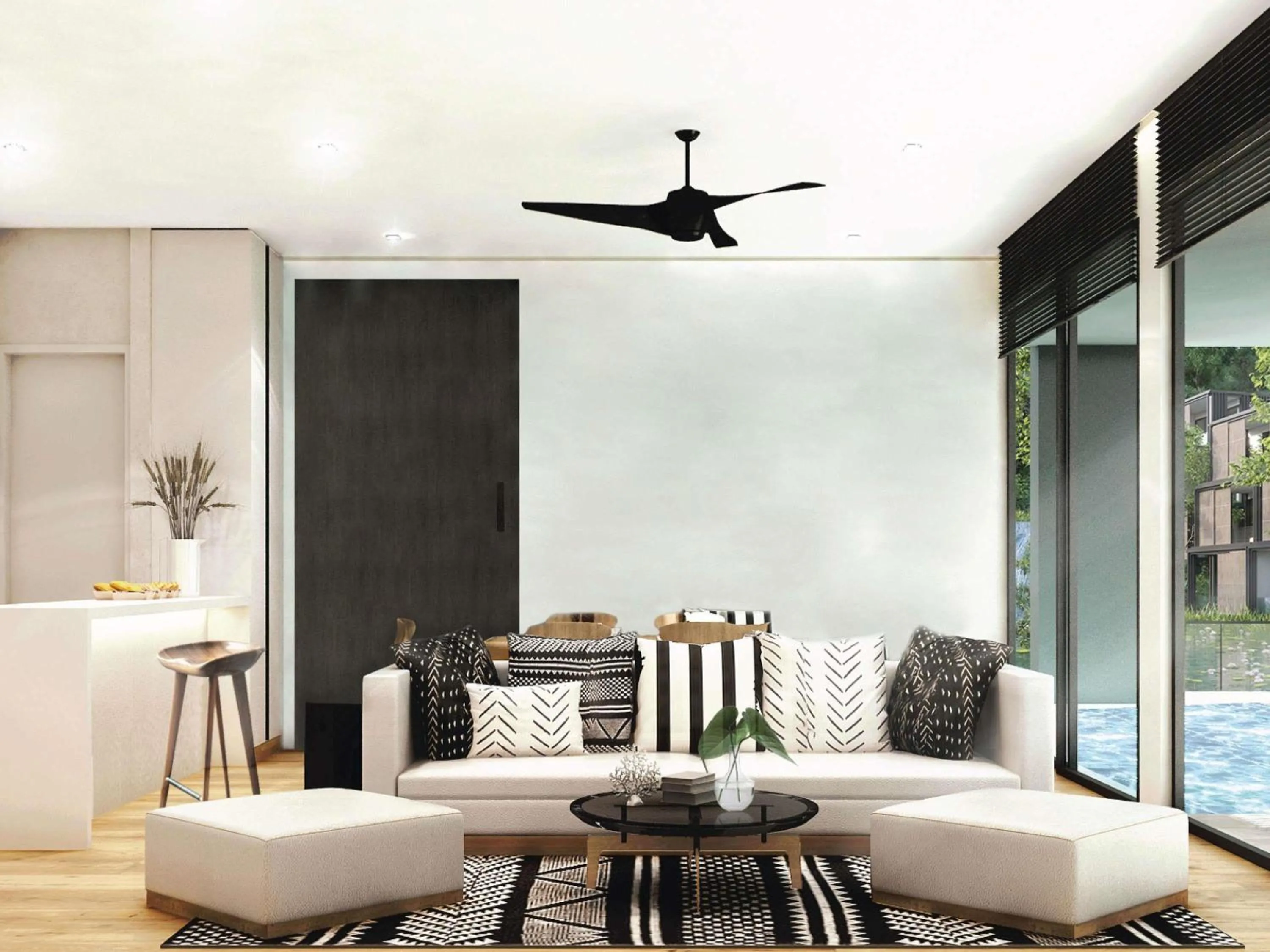 Two-Bedroom Suite with One King Bed, Two Single Beds and Private Pool in Kamaliss MontAzure Phuket- MGallery Collection