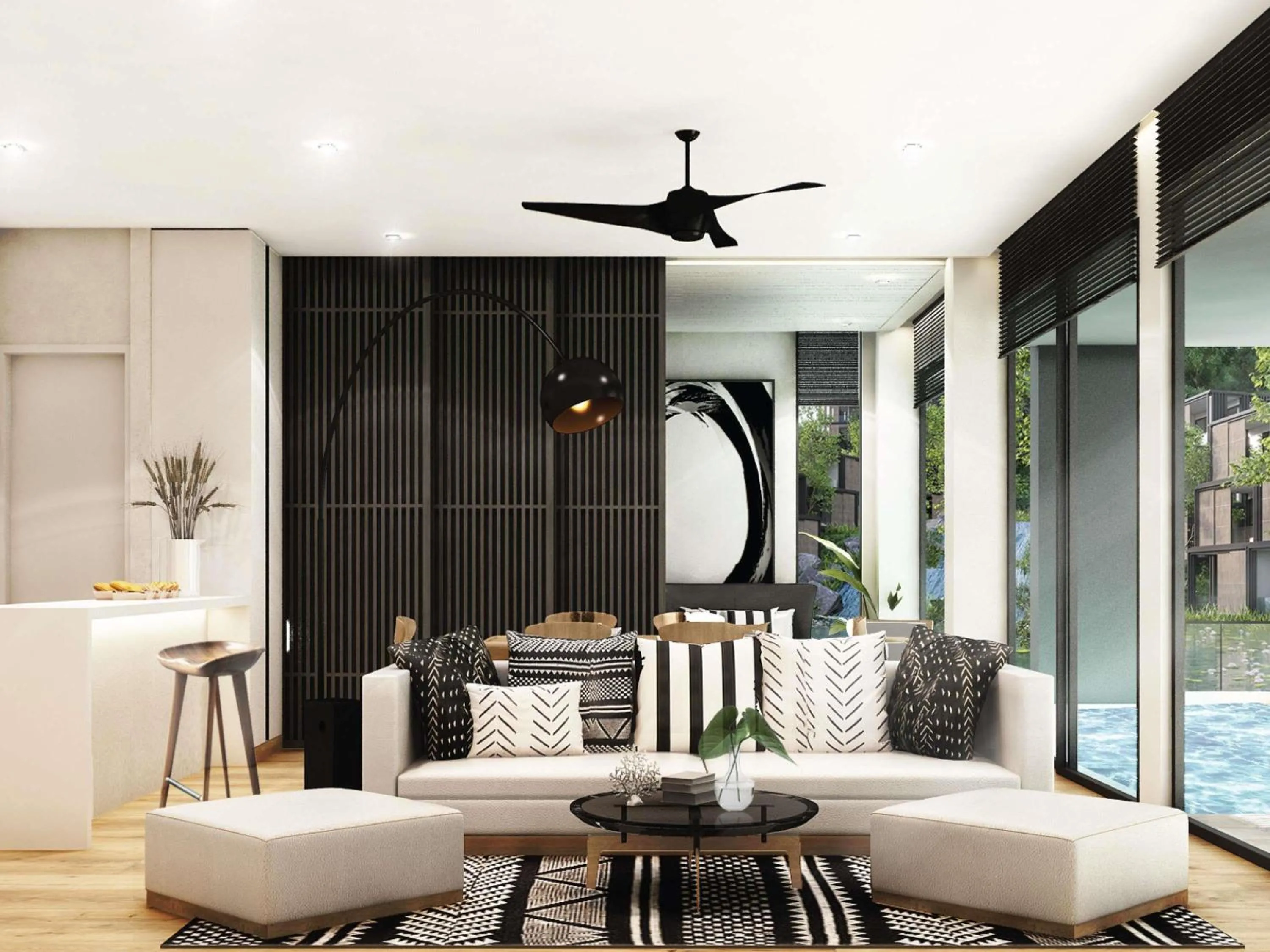 Suite with One King Bed, Two Single Beds and Private Pool in Kamaliss MontAzure Phuket- MGallery Collection