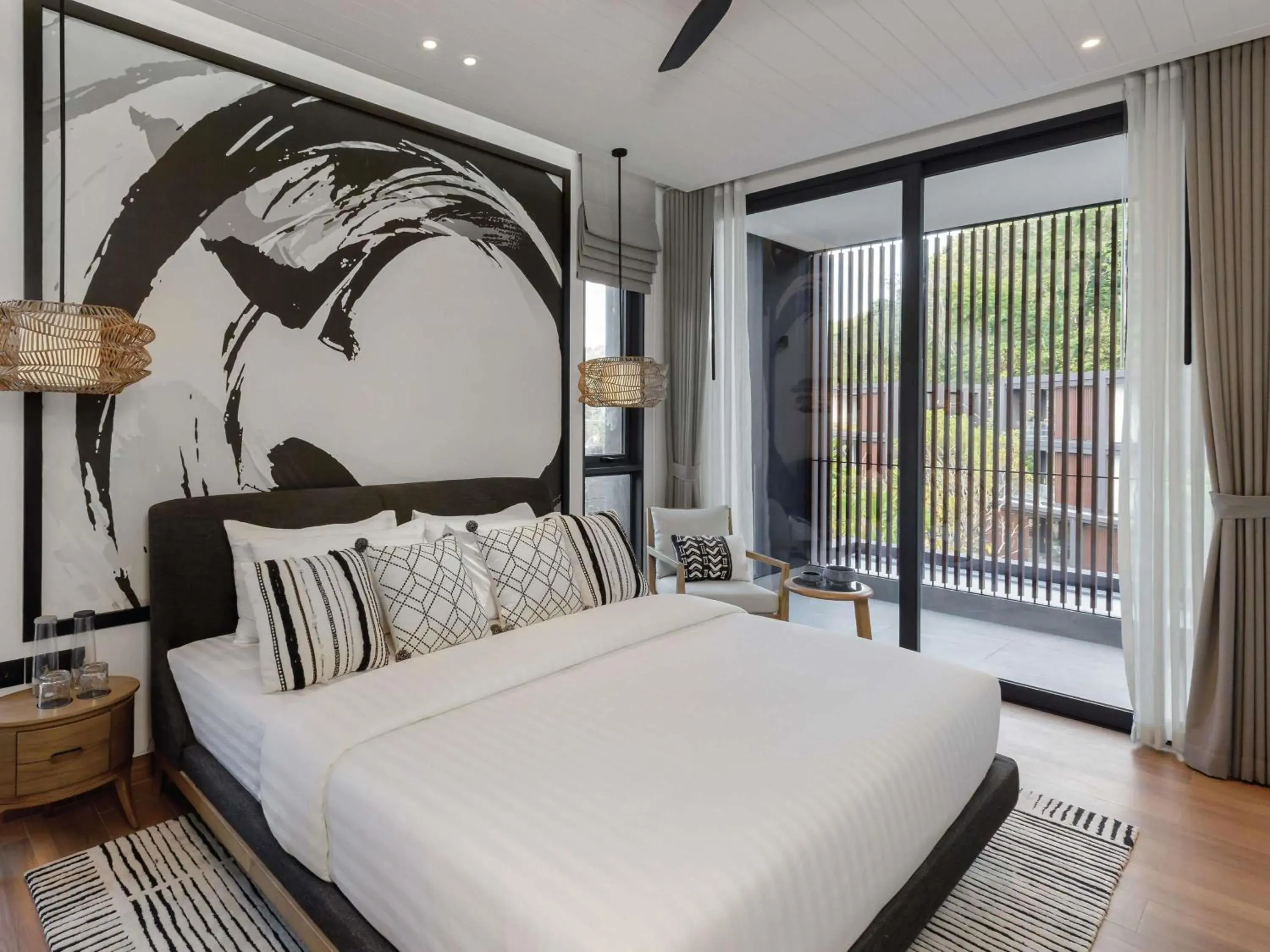 Two-Bedroom Suite with One King Bed and Two Single Beds - Upper Floor in Kamaliss MontAzure Phuket- MGallery Collection Two-Bedroom Suite with One King Bed and Two Single Beds - Upper Floor in Kamaliss MontAzure Phuket- MGallery Collection