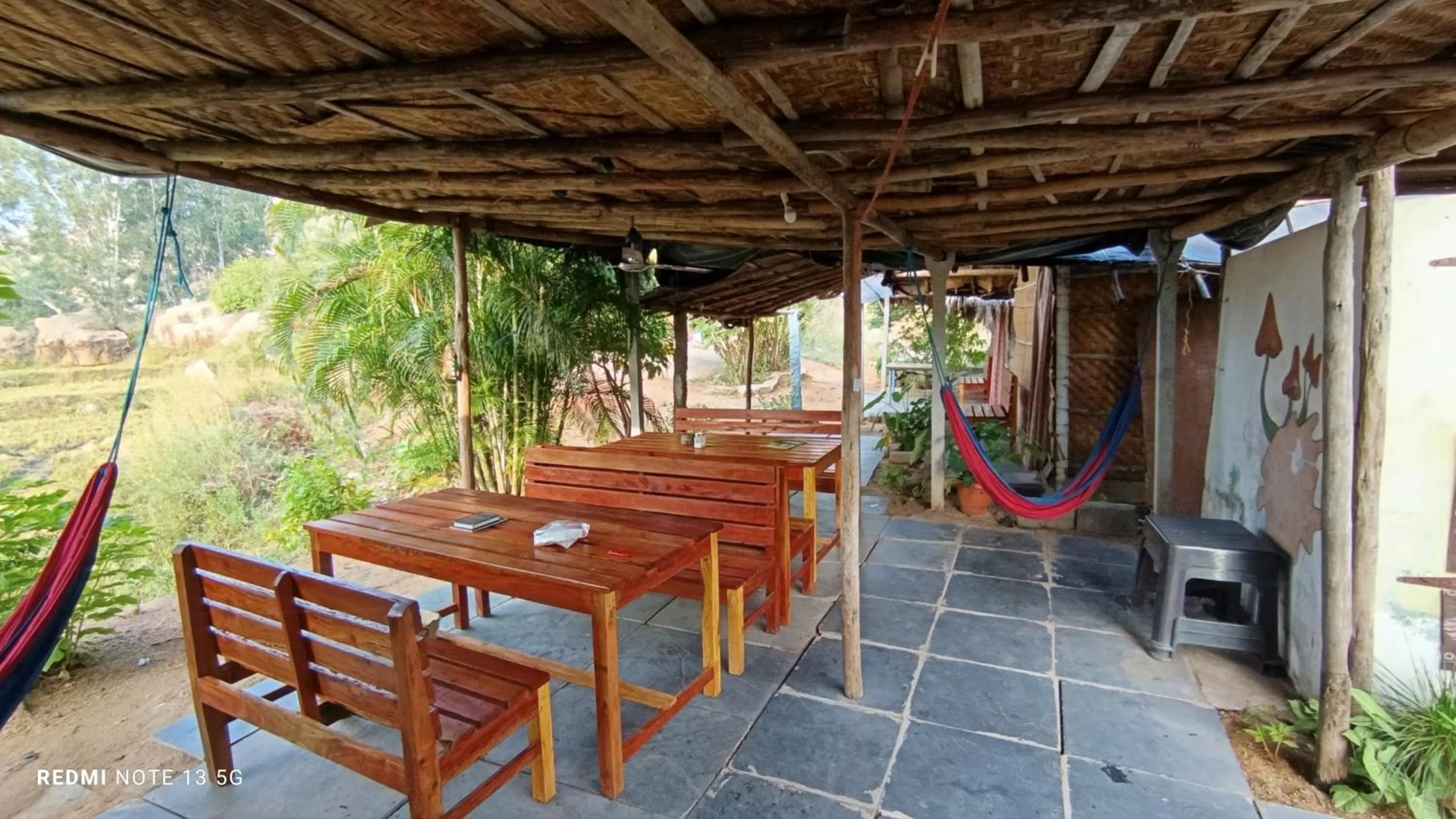 View (from property/room) in Rambo homestay hampi