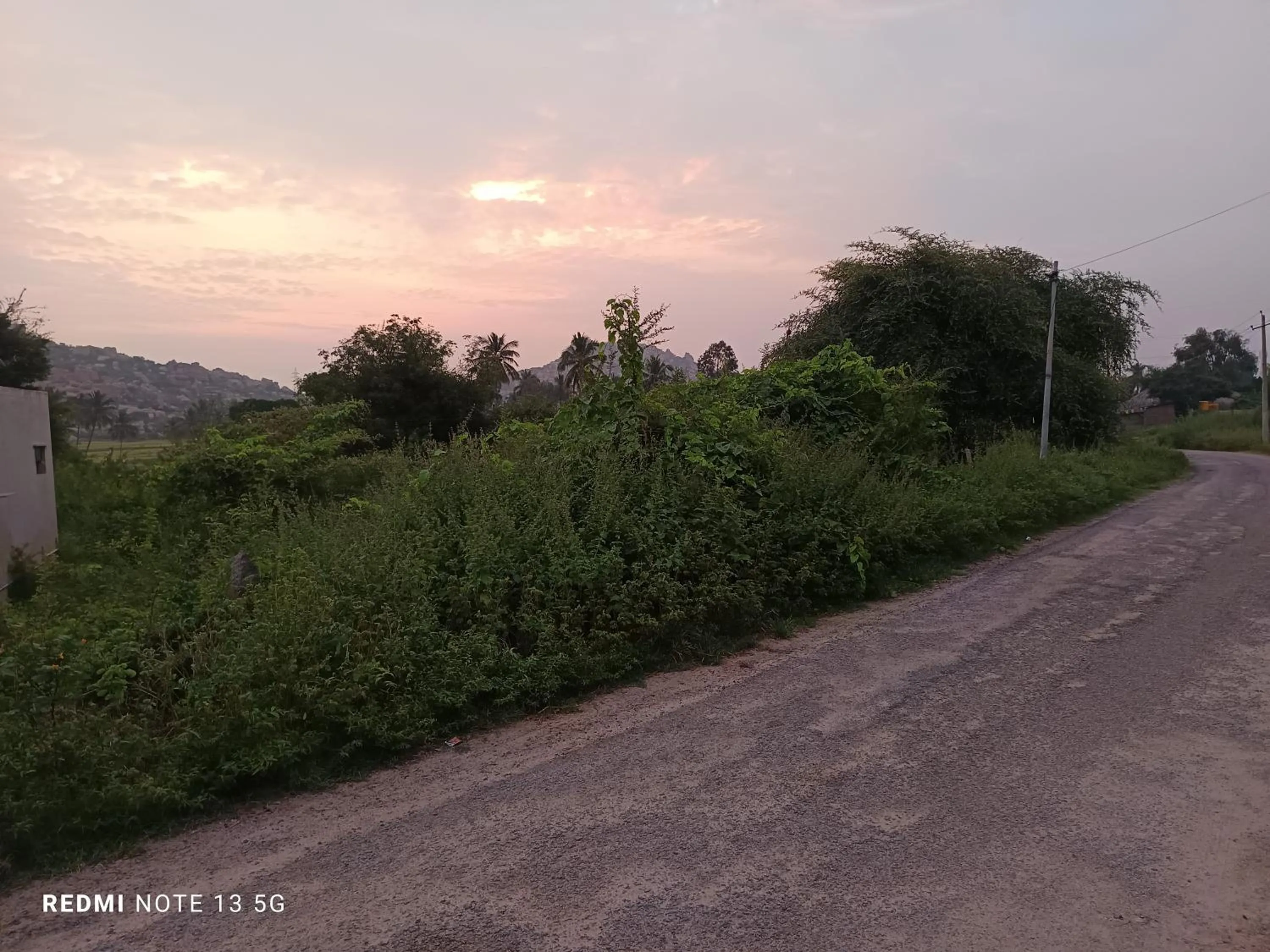 Natural landscape in Rambo homestay hampi